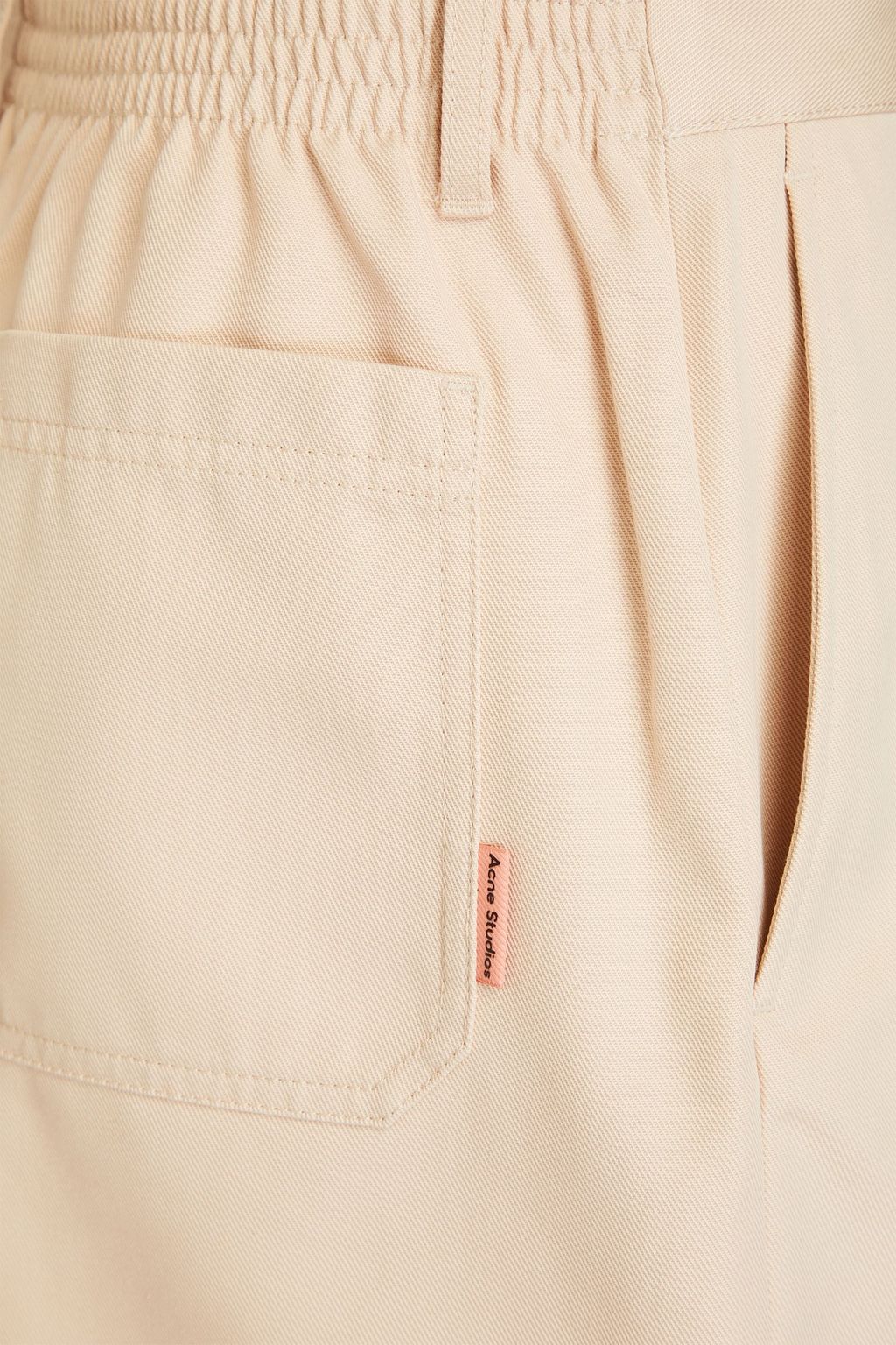 ACNE STUDIOS Cotton-blend twill shorts