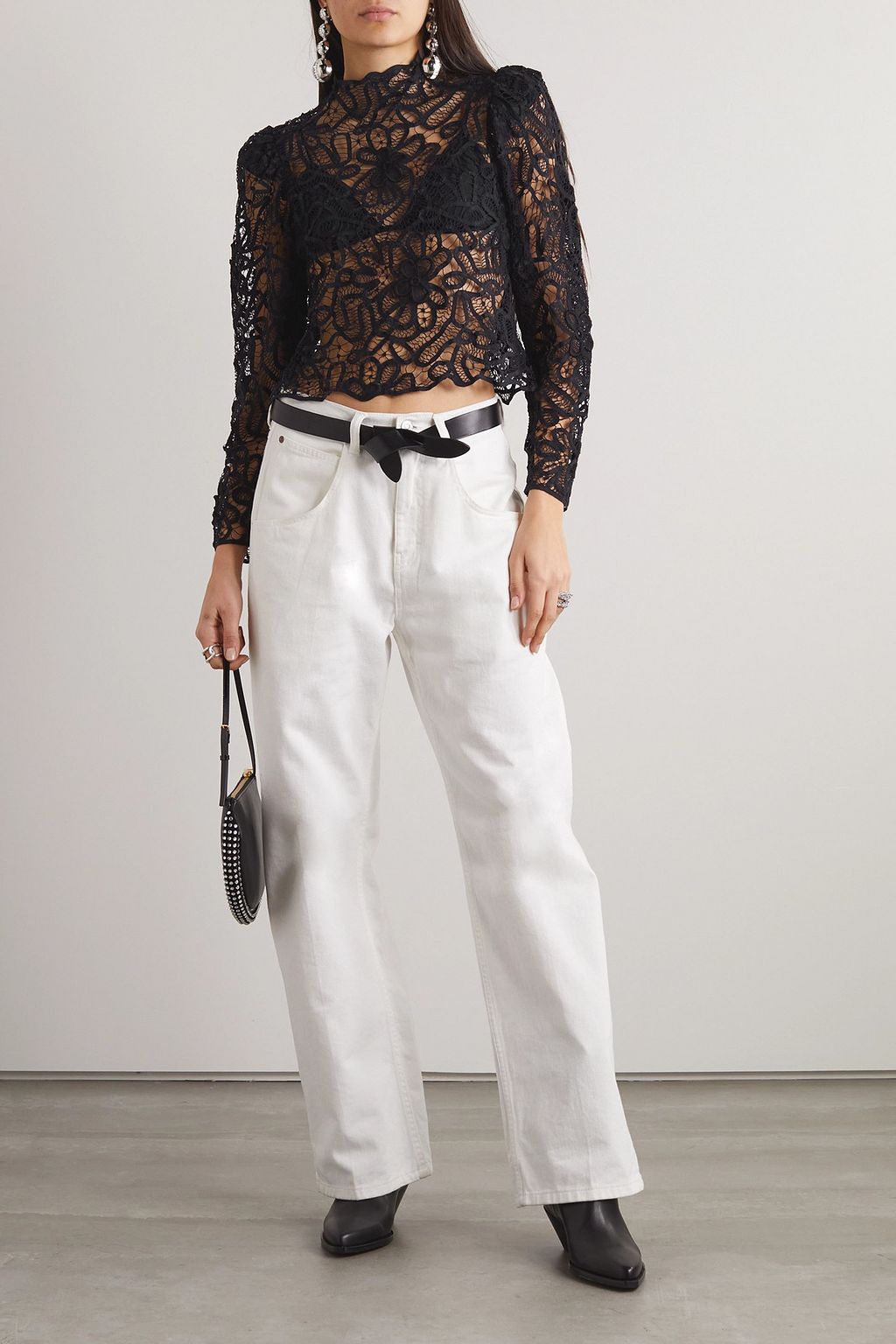 MAISON MARGIELA Pleated twill wide-leg pants | THE OUTNET