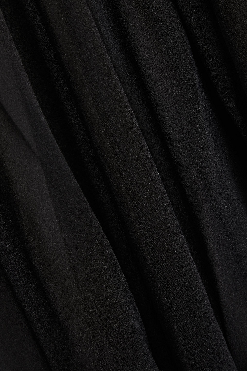 Philosophy Di Lorenzo Serafini Ruffled Georgette Blouse In Black