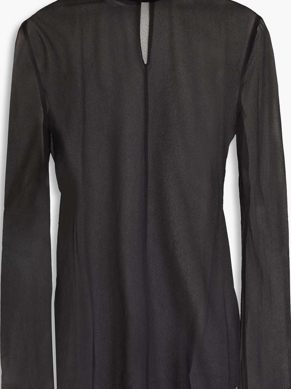 ruffled georgette blouse
