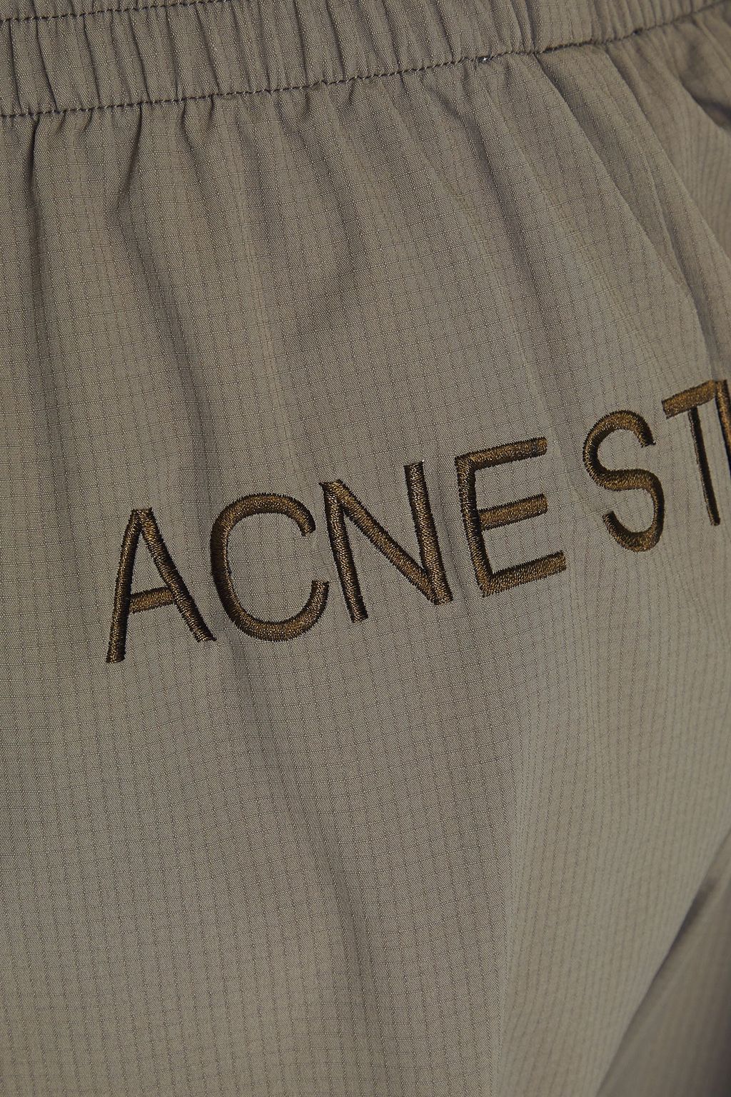 ACNE STUDIOS Long-length embroidered ripstop swim shorts
