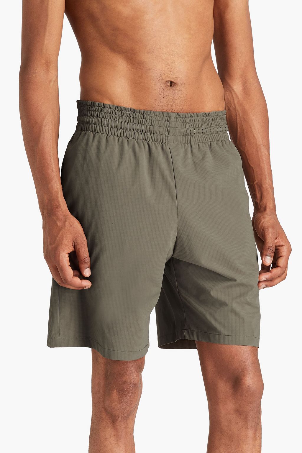 ACNE STUDIOS Long-length embroidered ripstop swim shorts