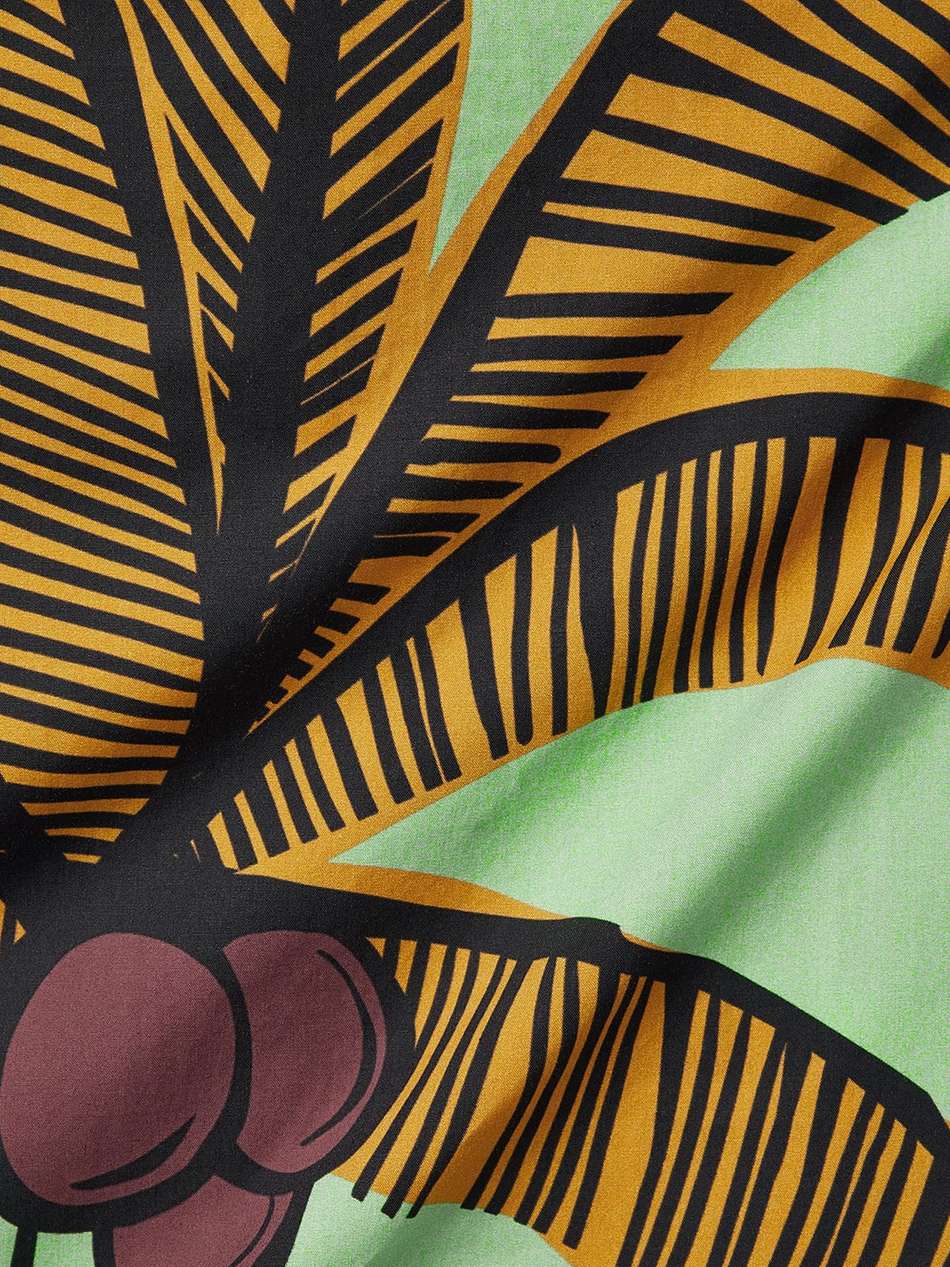 congo river cutout halterneck printed cotton-poplin midi dress