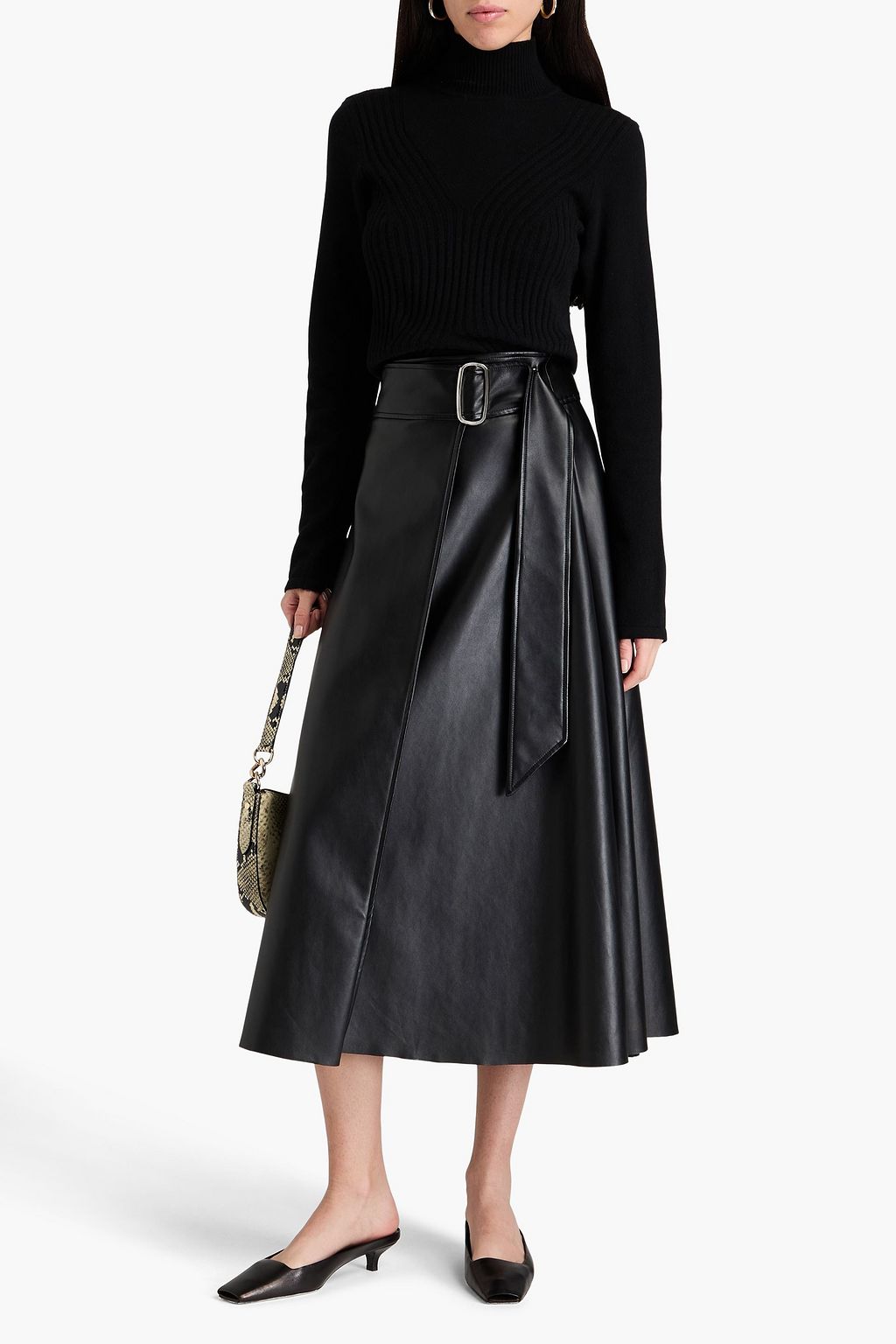 ALBERTA FERRETTI كنزة رياضية من مزيج الكشمير والصوف