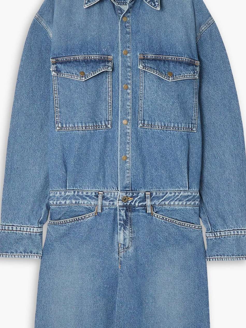 araf denim shirt dress
