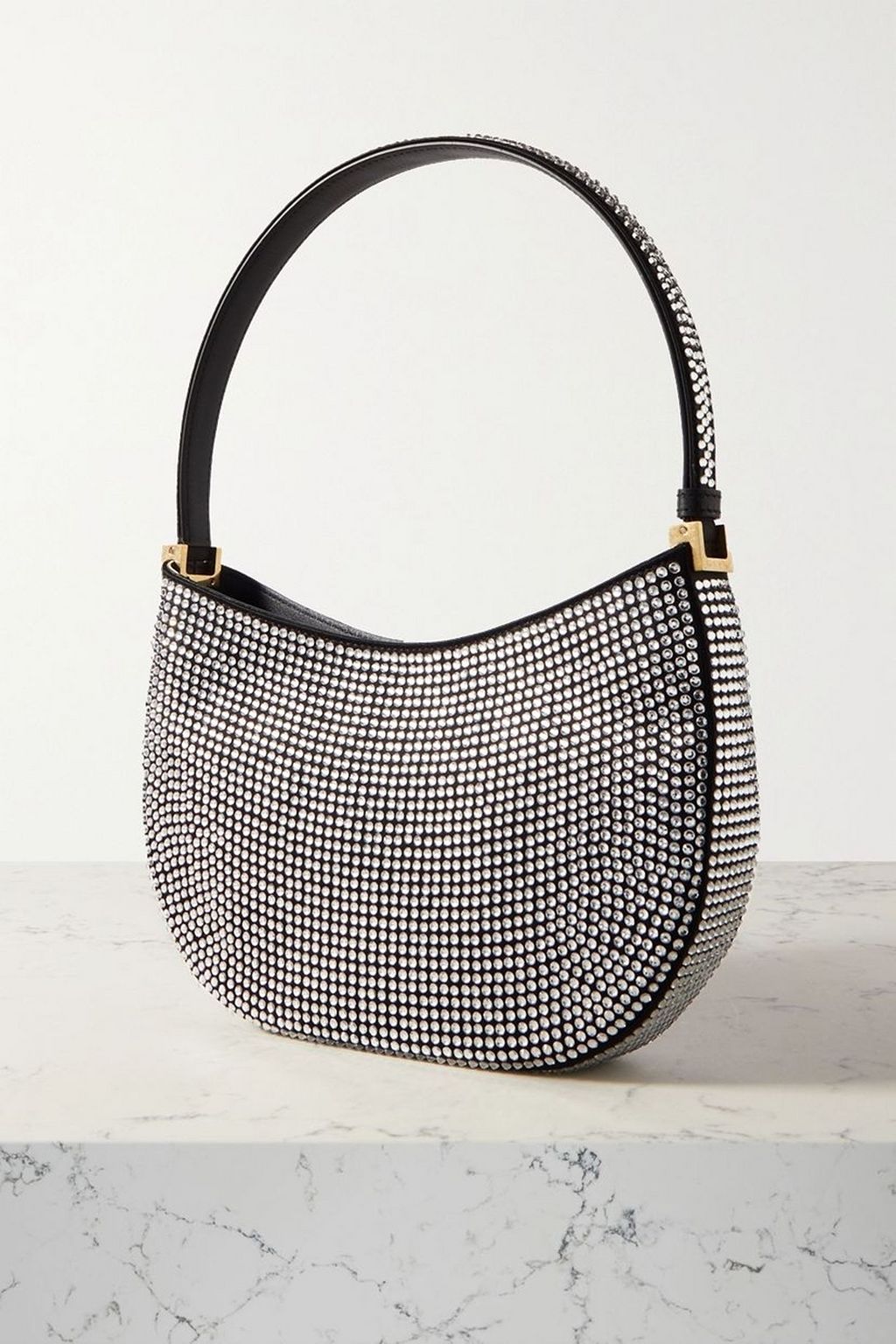 MAGDA BUTRYM Vesna medium crystal-embellished leather shoulder bag