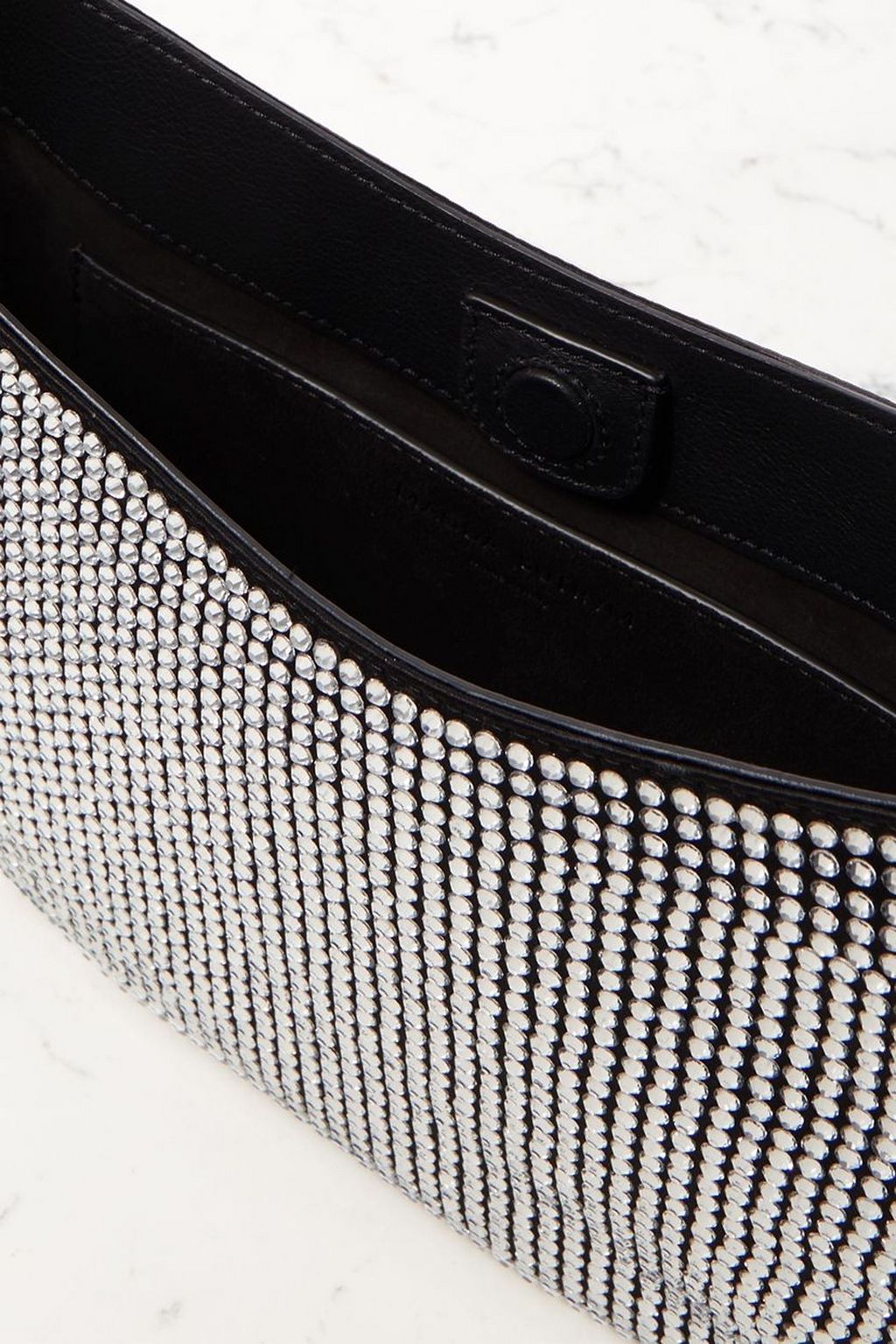 MAGDA BUTRYM Vesna medium crystal-embellished leather shoulder bag
