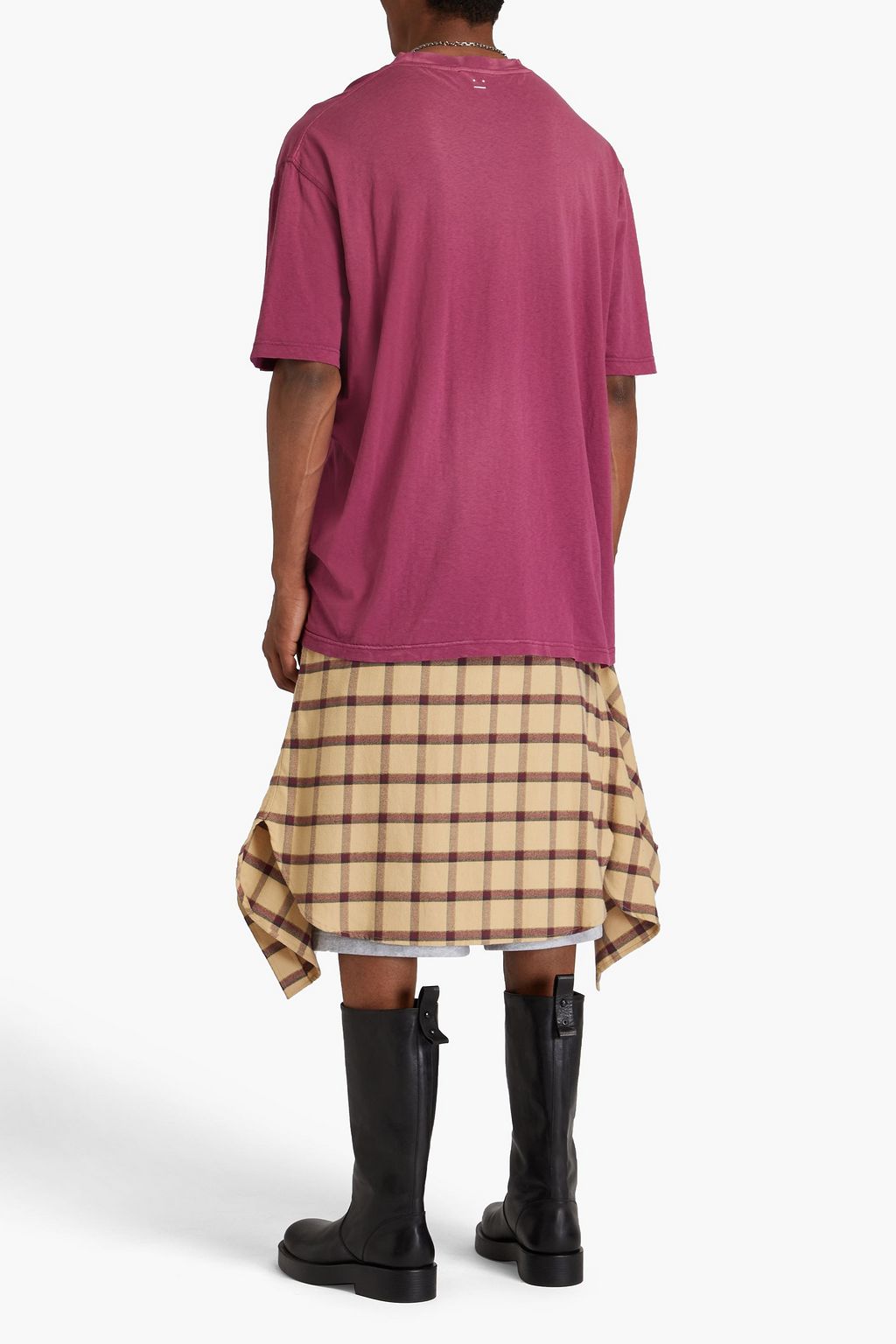 ACNE STUDIOS تي شيرت من قطن جيرسي سلوب