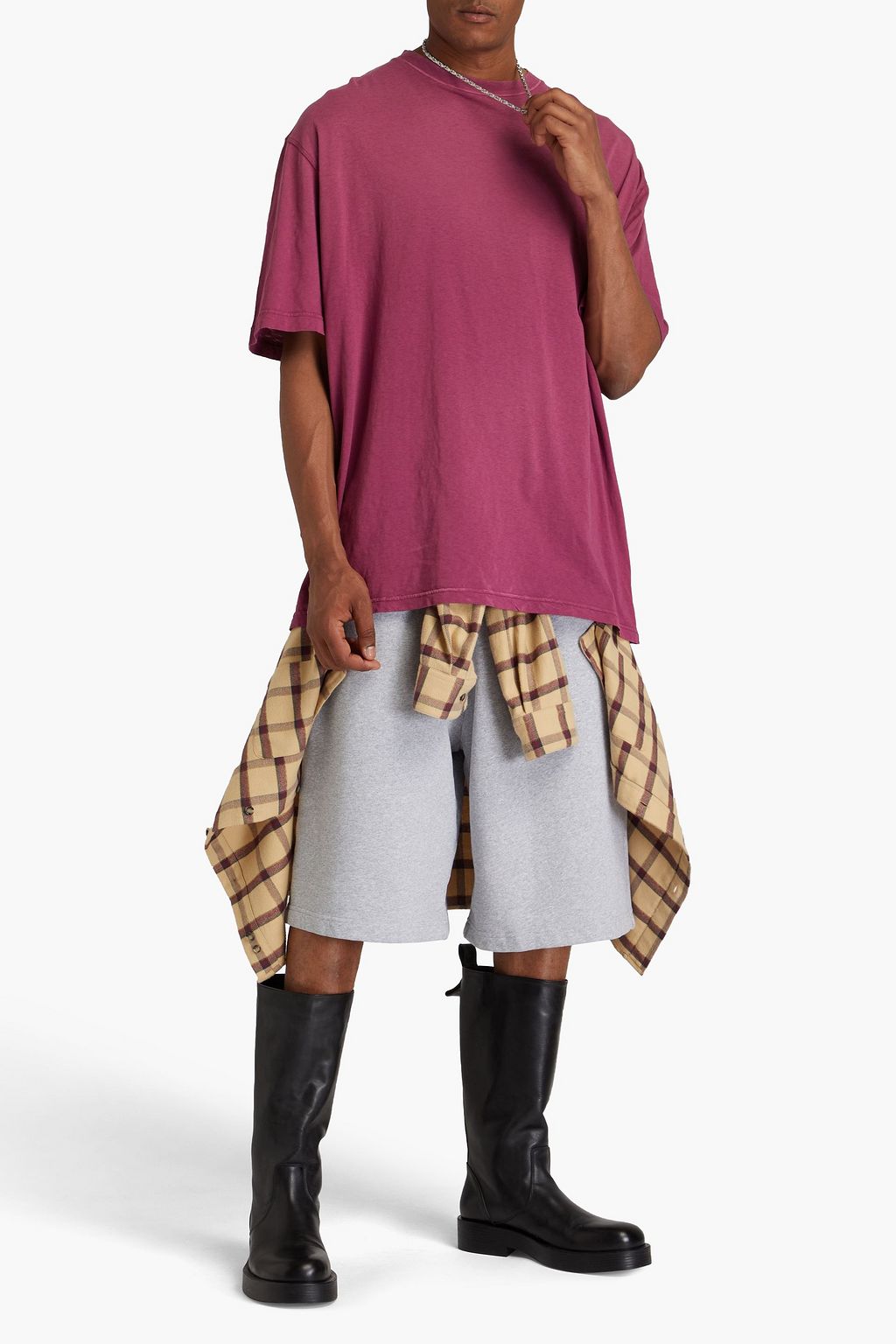 ACNE STUDIOS تي شيرت من قطن جيرسي سلوب