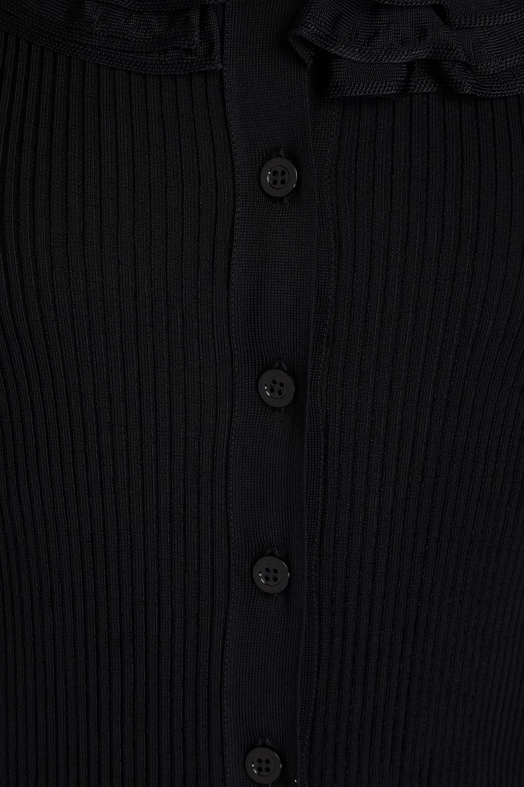 MOSCHINO Ribbed-knit cardigan