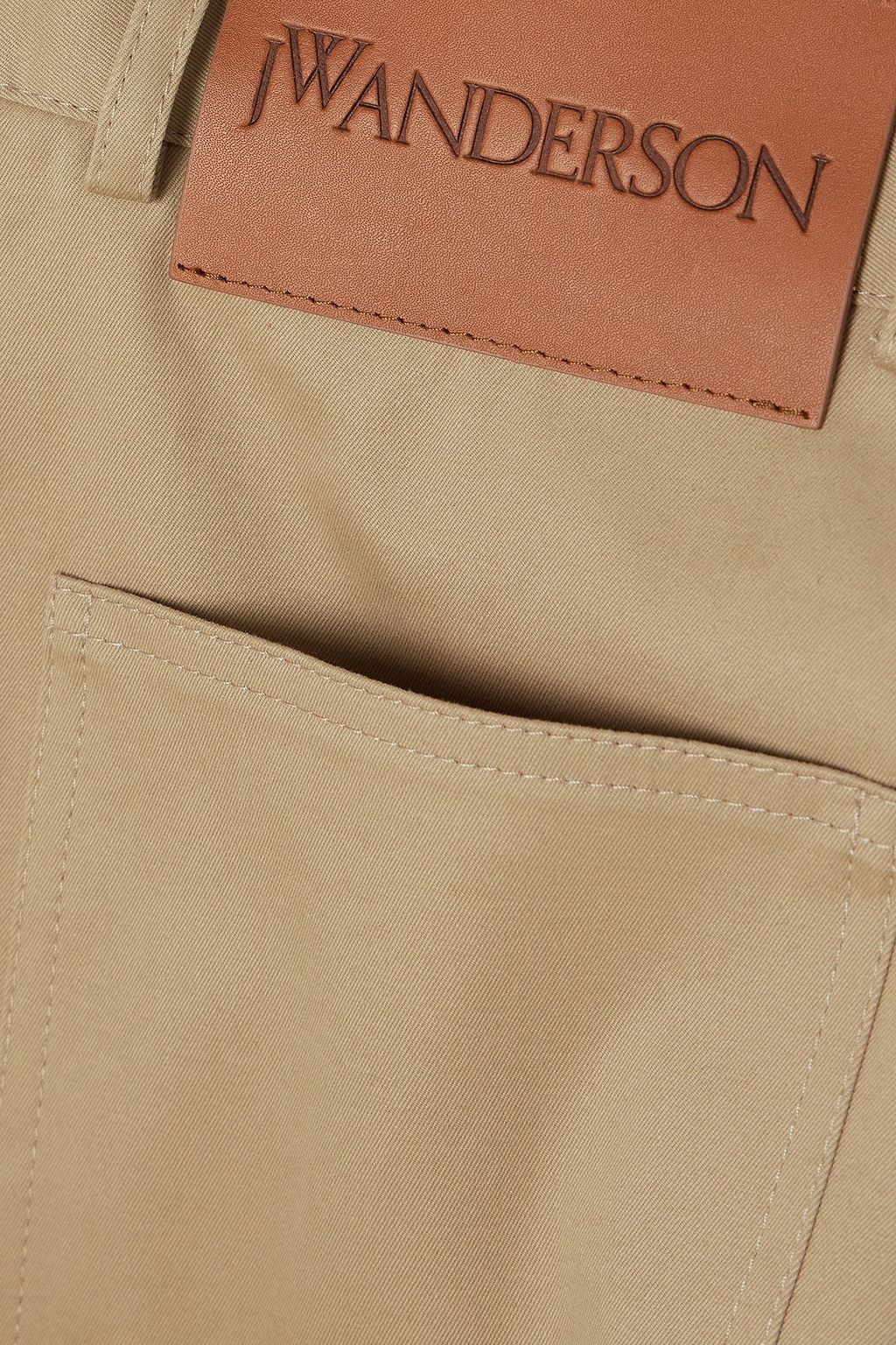 JW ANDERSON Kite draped cotton-blend twill tapered pants