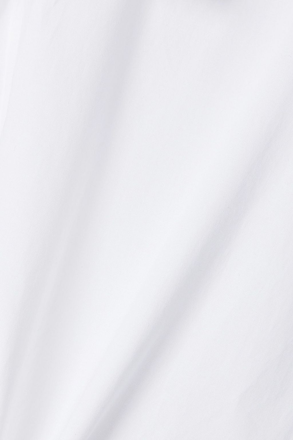 JACQUEMUS 플리다오 크롭 장식 코튼 혼방 포플린 셔츠