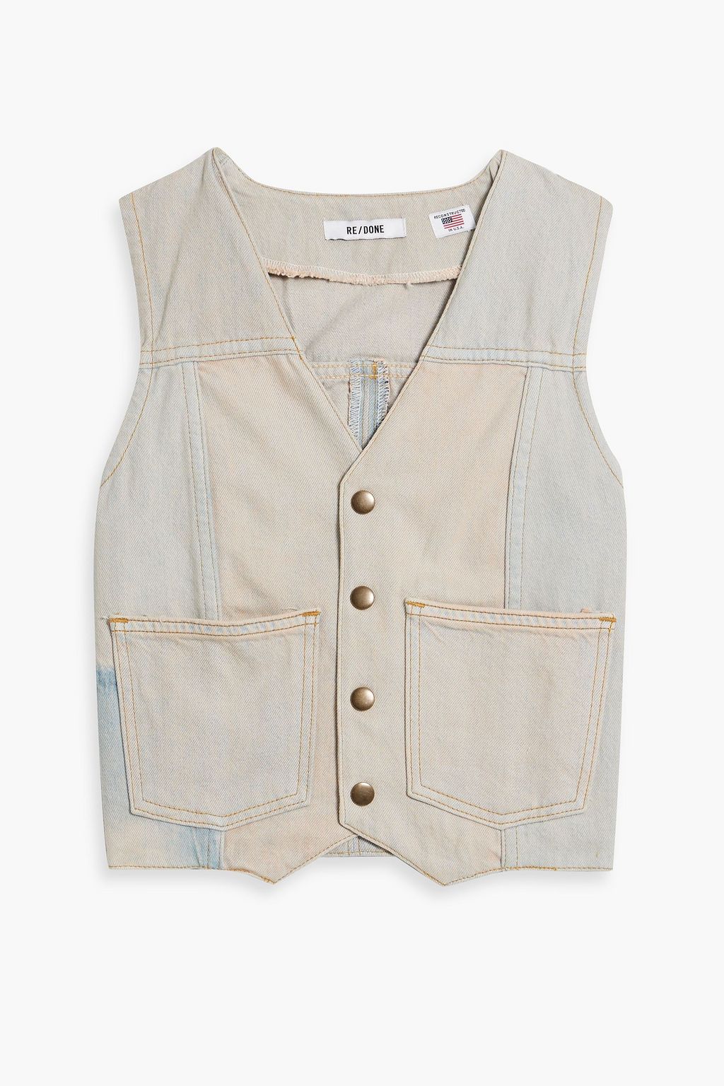doublet＞RECYCLE COTTON BLEACHED VEST | MAKES ONLINE STORE