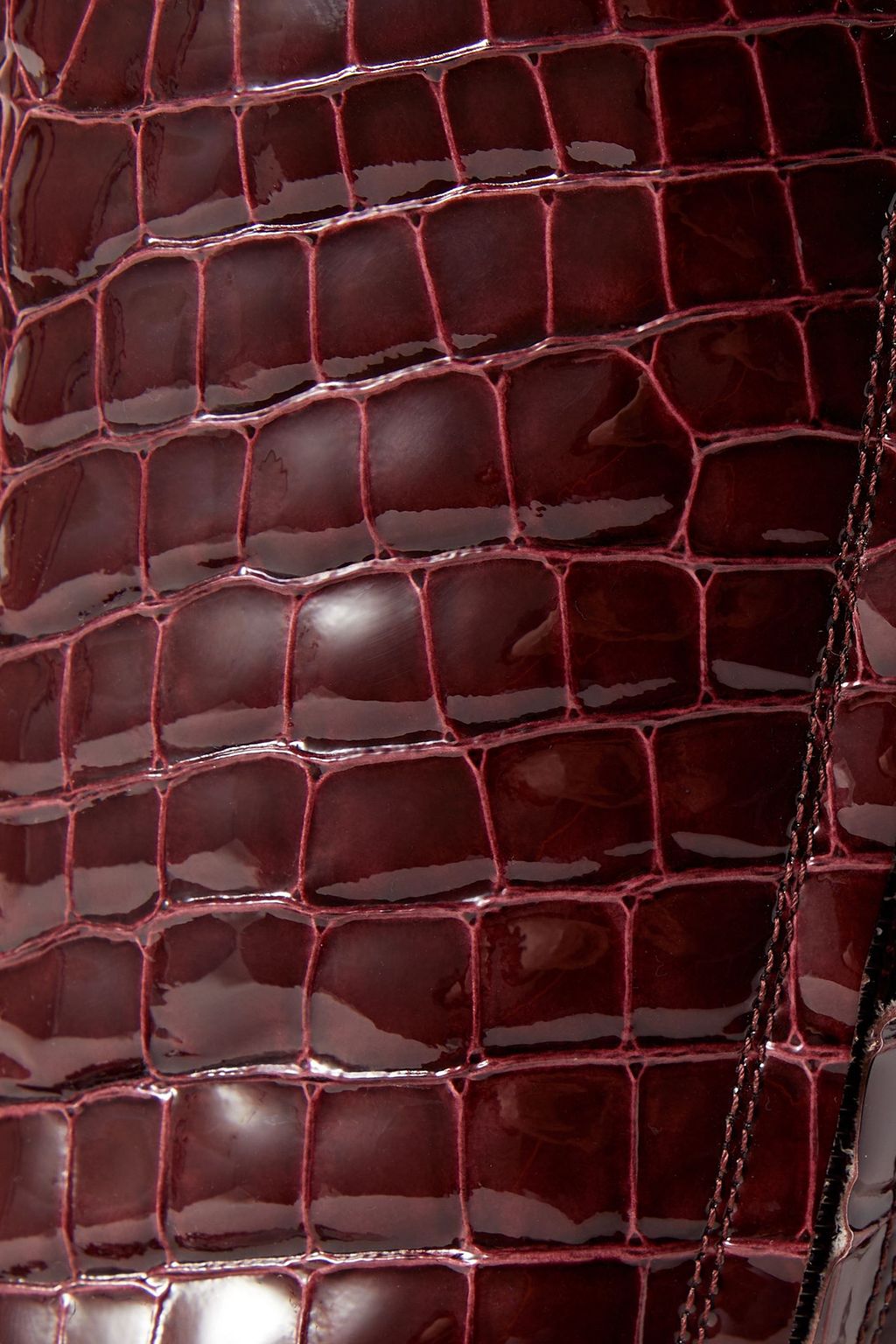 KHAITE Marfa croc-effect leather over-the-knee boots