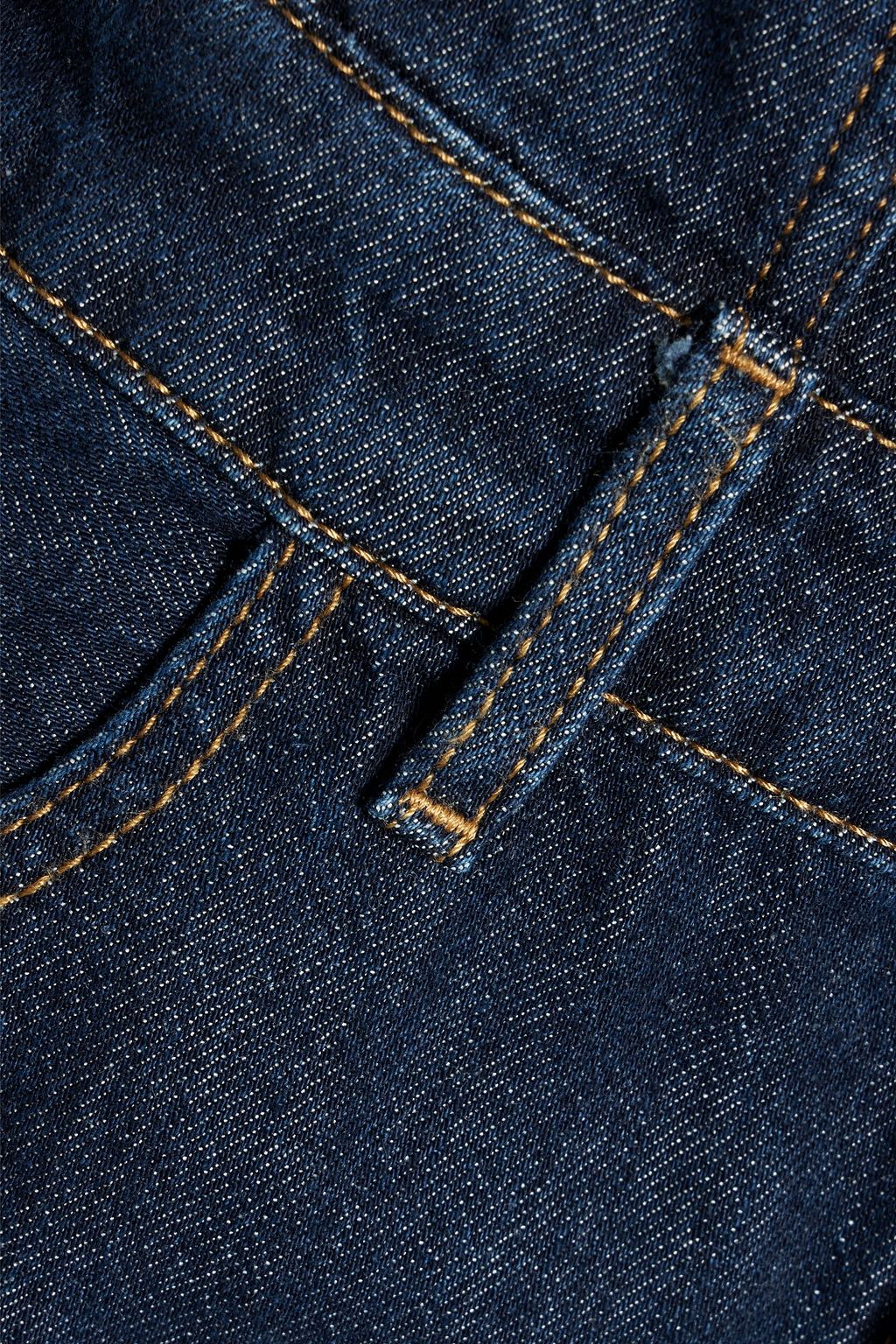 RE/DONE Corset denim mini skirt