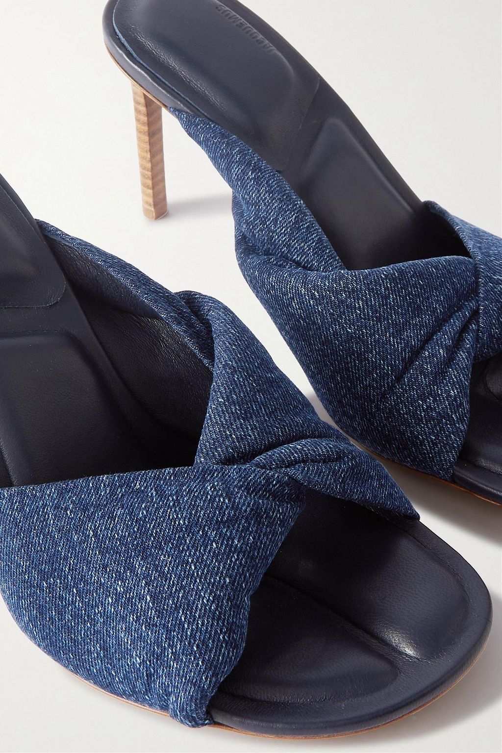 JACQUEMUS Bagnu denim mules