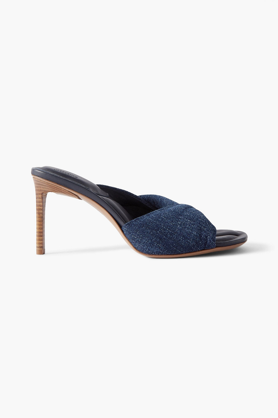 jacquemus - bagnu denim mules - blue - eu 36