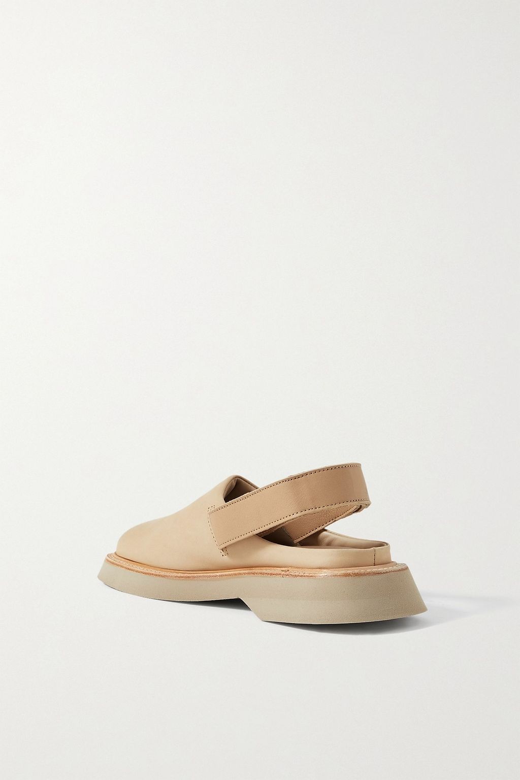 JACQUEMUS Suede slingback mules