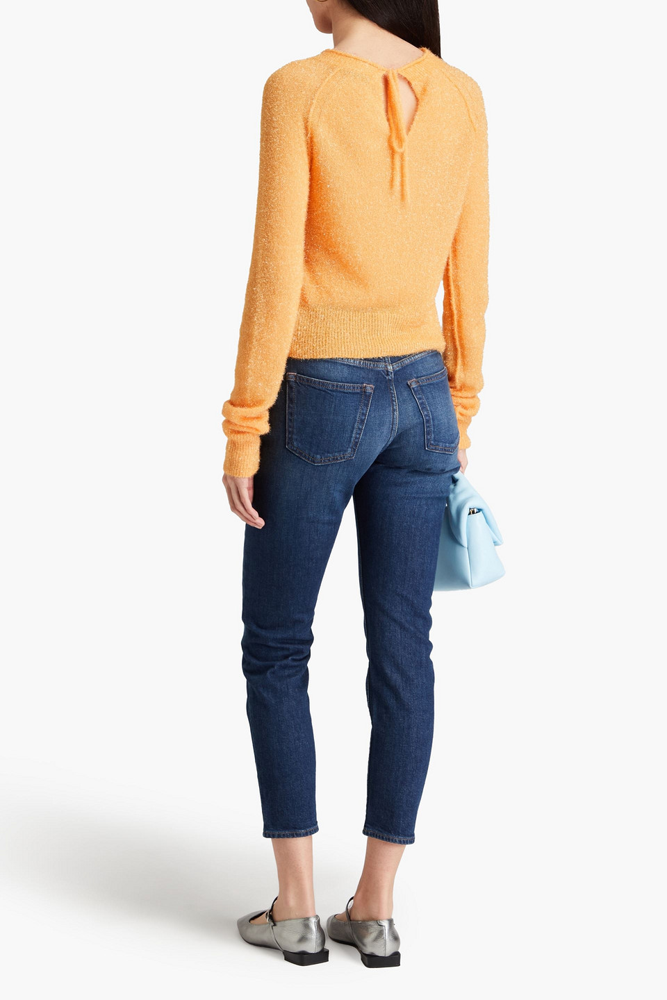  Acne Studios - Pullover Aus Lametta - Orange - Xs 