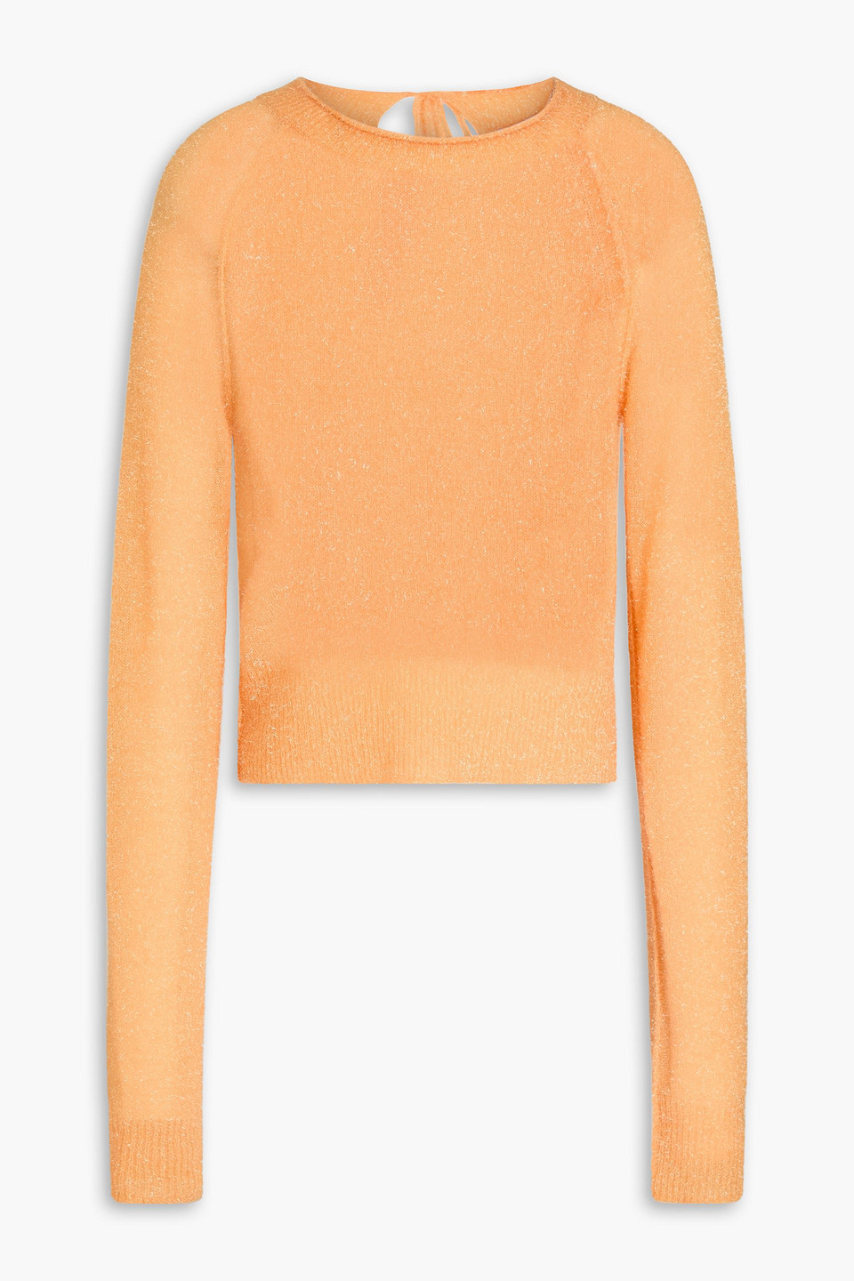 Acne Studios Tinsel Jumper In Pastel Orange