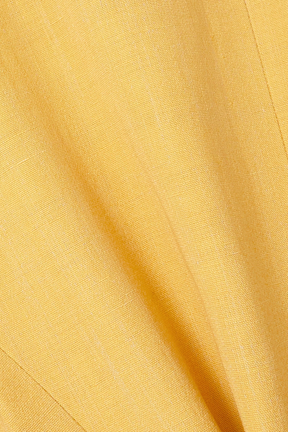 Jacquemus Linen-blend Blazer In Mustard