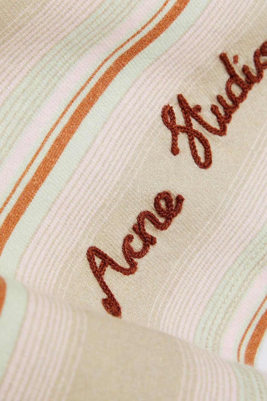 ACNE STUDIOS بلوزة من قطن جيرسي ومخططة