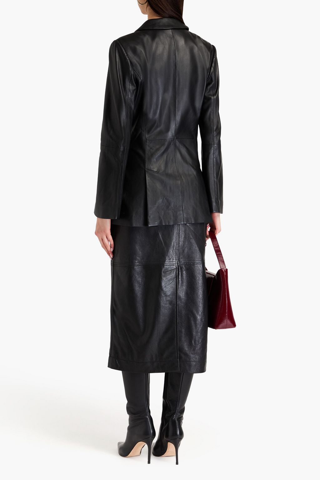 ALBERTA FERRETTI بليزر من الجلد