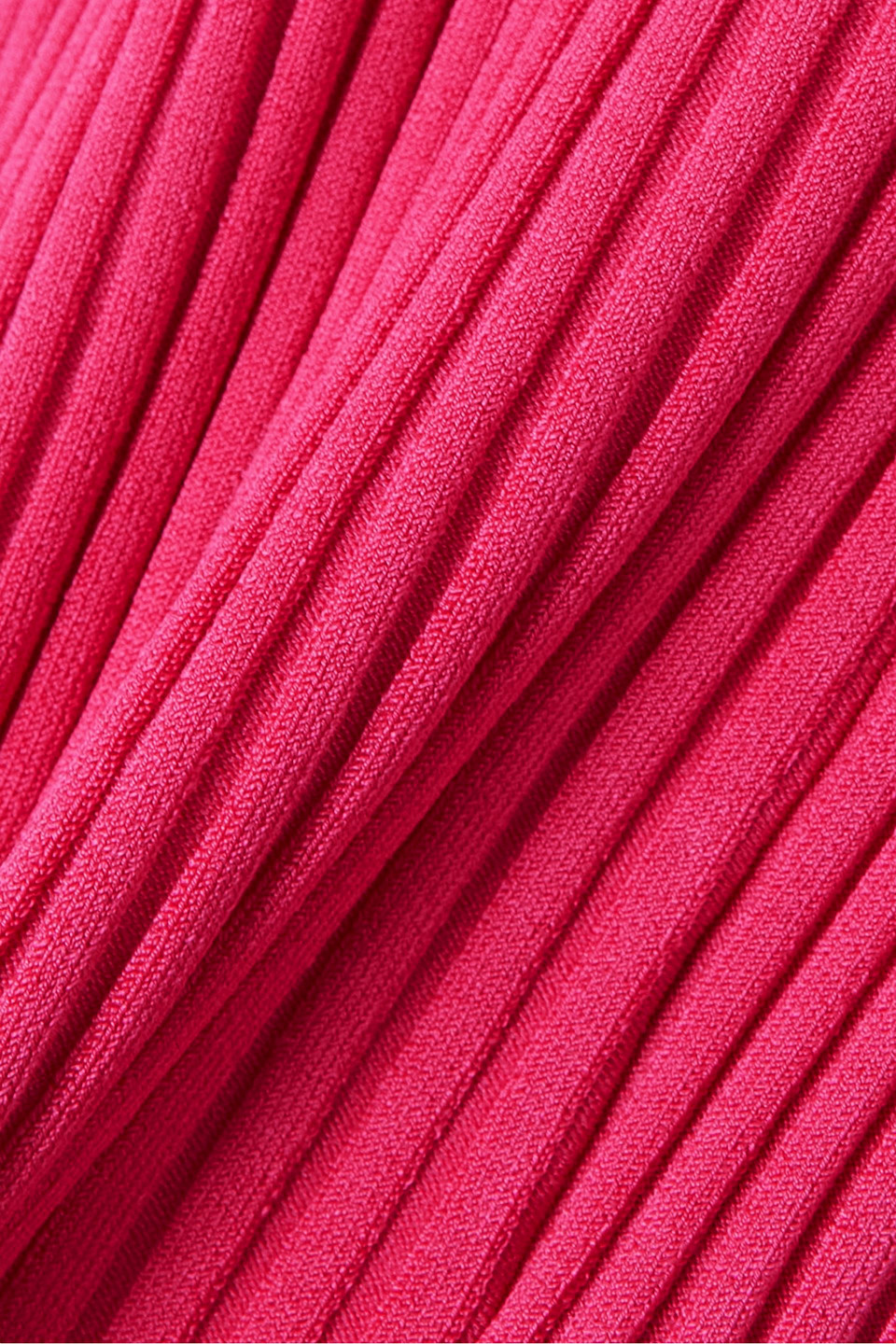 Jacquemus Pralù Cropped Embellished Ribbed-knit Cardigan In Fuchsia