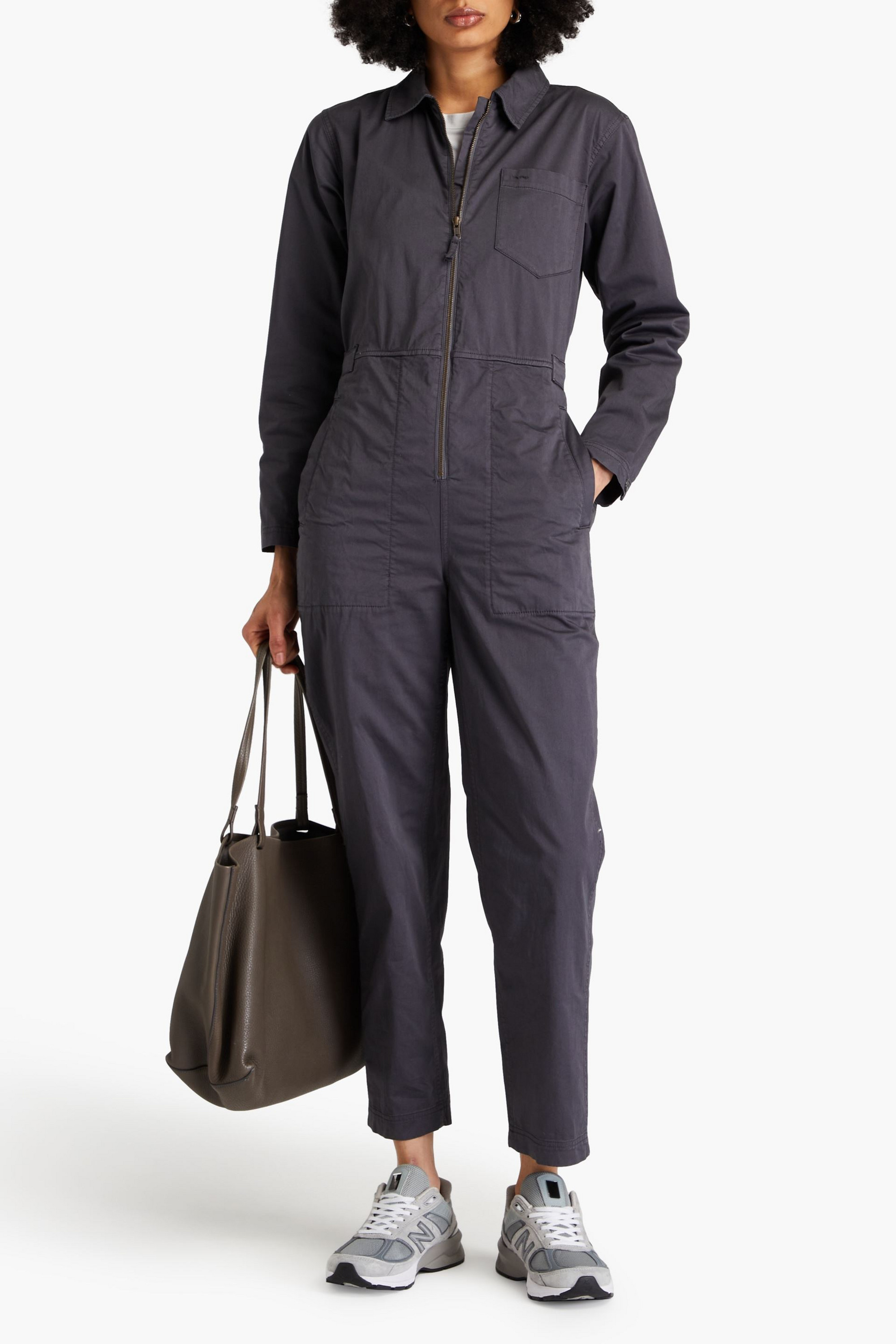 Alex Mill Stretch-cotton jumpsuit