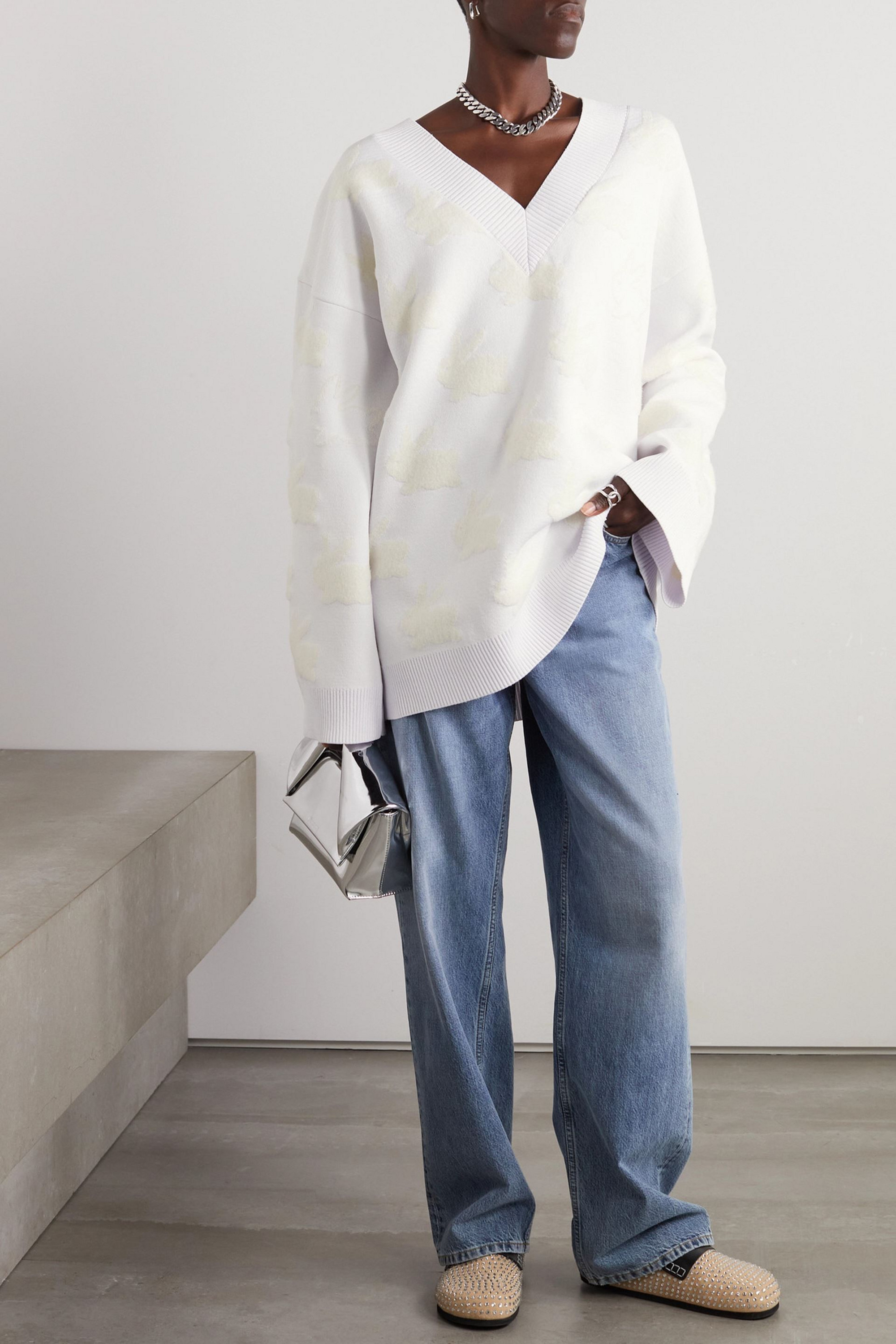 Jw Anderson Jacquard-knit sweater