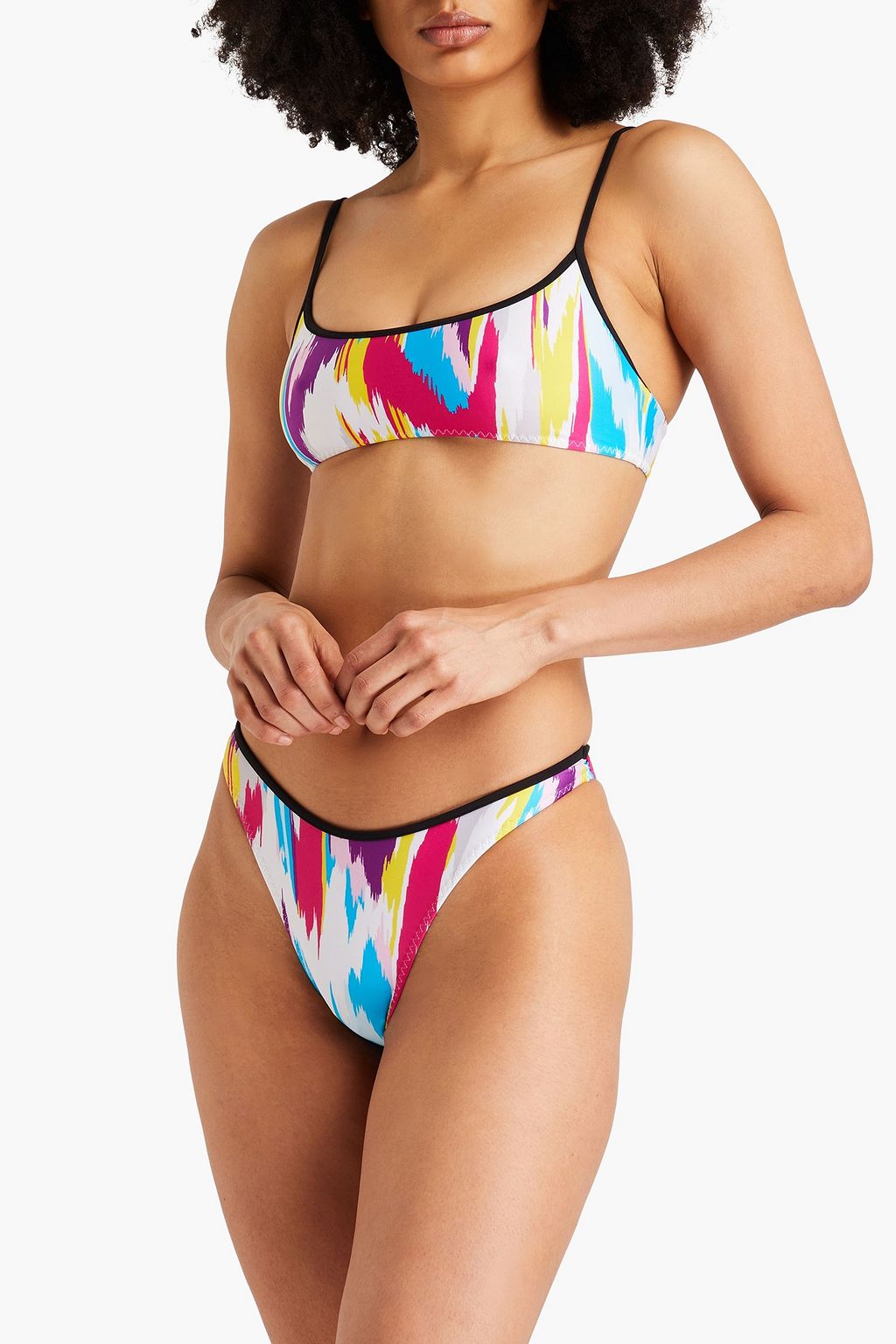 MISSONI Printed bandeau bikini