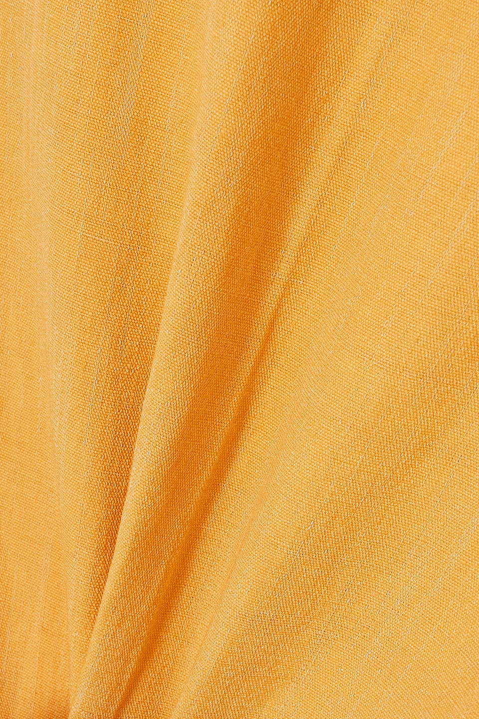 Jacquemus Tibau Linen-blend Straight-leg Pants In Yellow
