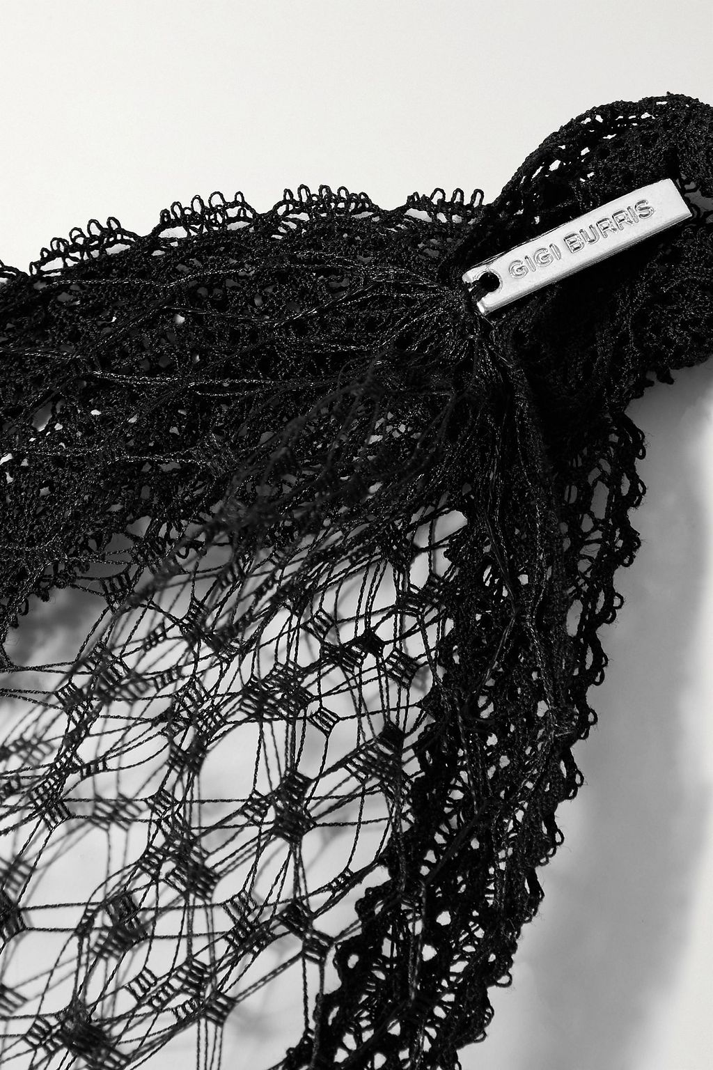 GIGI BURRIS MILLINERY طوق للرأس من الدانتيل والشبك