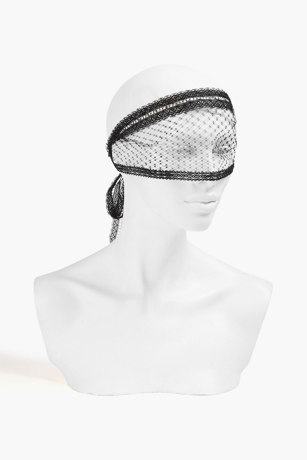 GIGI BURRIS MILLINERY طوق للرأس من الدانتيل والشبك