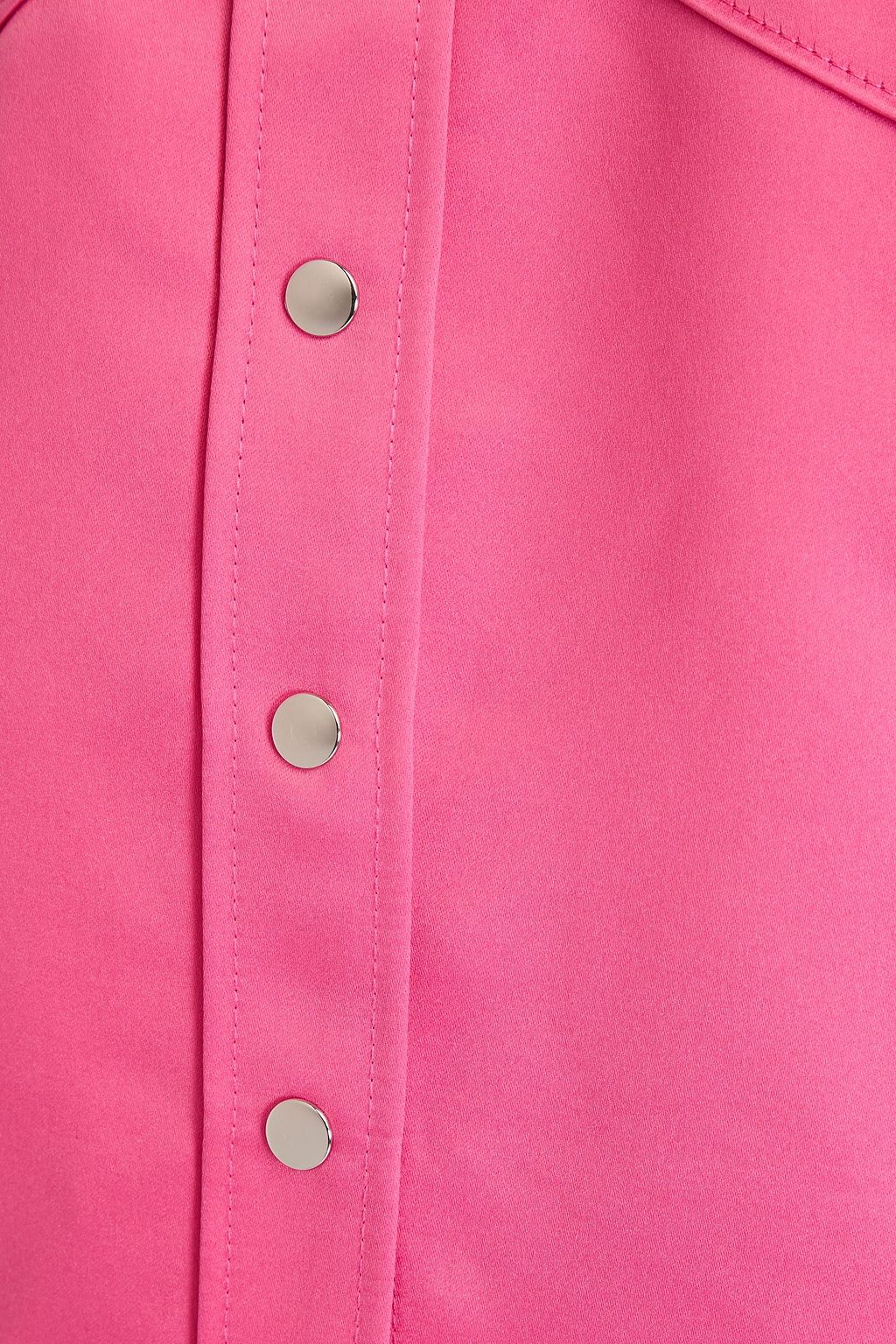ACNE STUDIOS BLÅ KONST قميص من ساتان دوتشيس