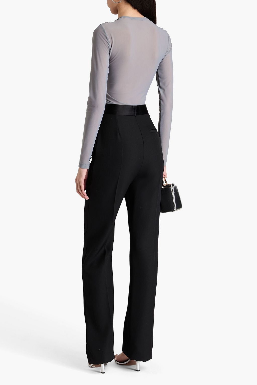 ALBERTA FERRETTI بلوزة من الشبك مزركشة
