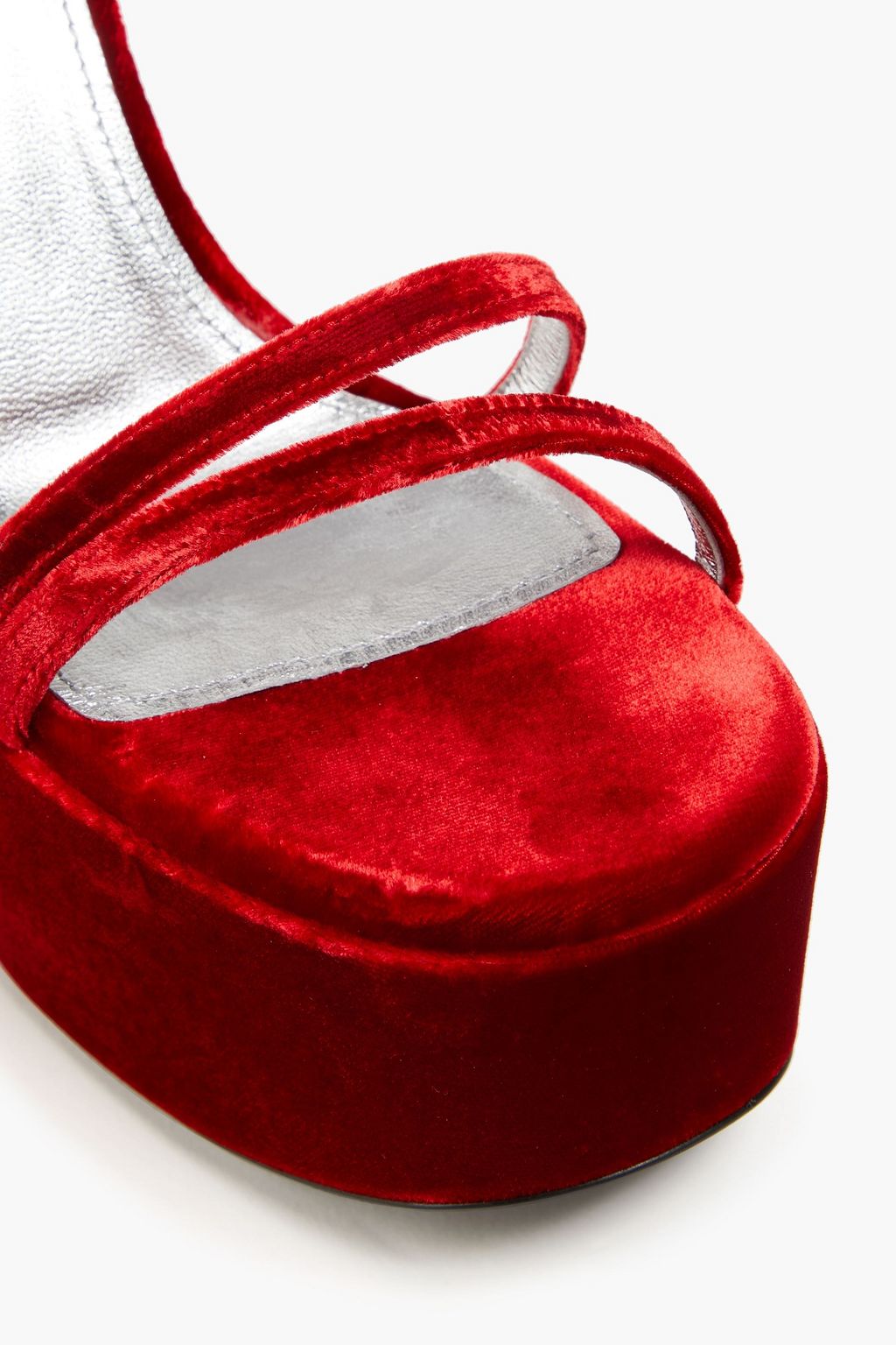 PHILOSOPHY DI LORENZO SERAFINI ベルベット プラットフォームサンダル