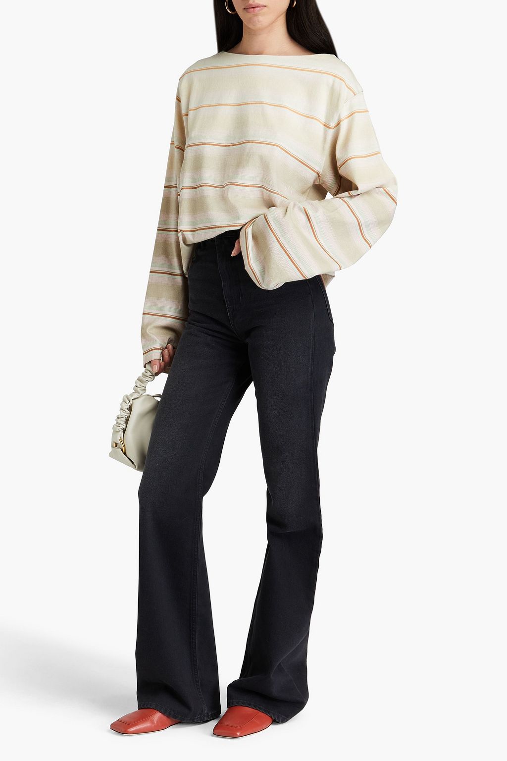 ACNE STUDIOS High-rise flared jeans