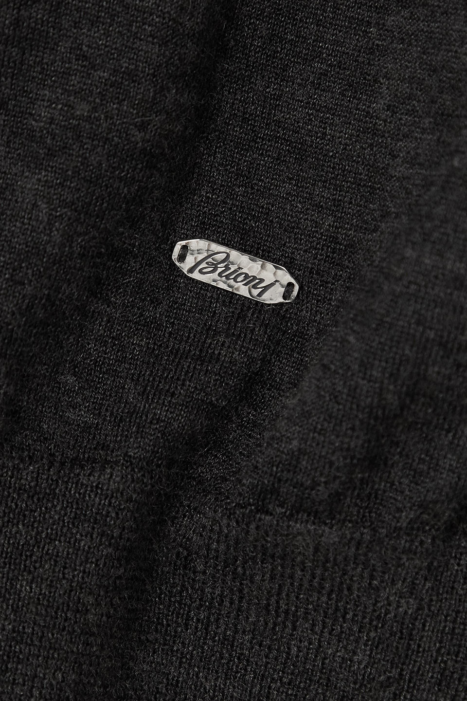 BRIONI CASHMERE AND SILK-BLEND TURTLENECK SWEATER