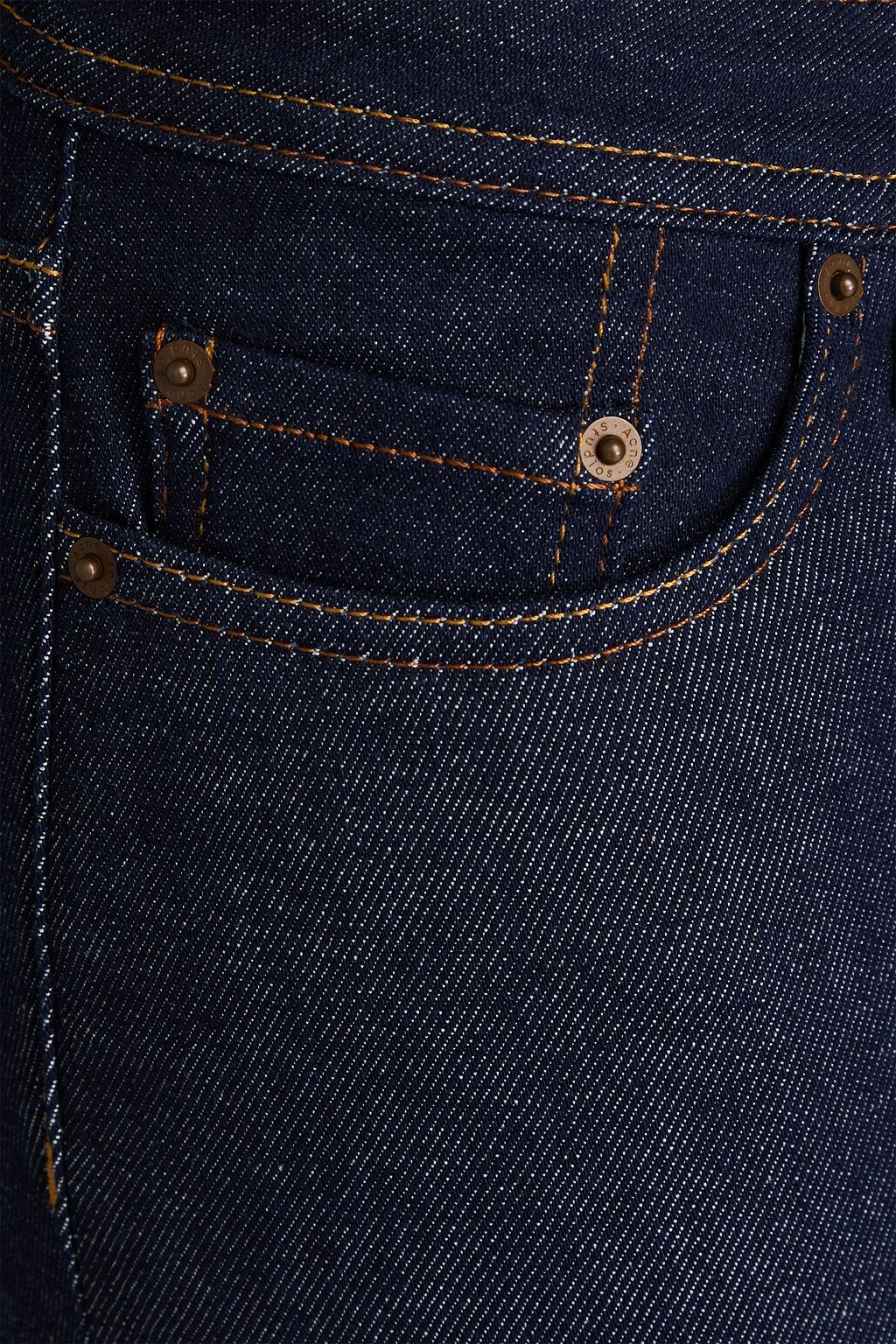 ACNE STUDIOS BLÅ KONST جينز بأرجل ضيقة وبخصر متوسط الارتفاع