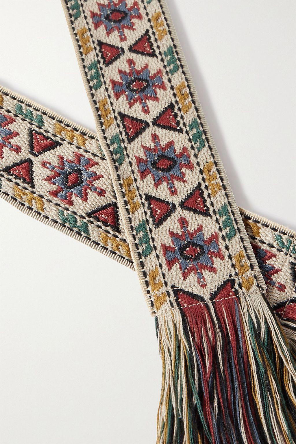 ISABEL MARANT Etka fringed woven belt