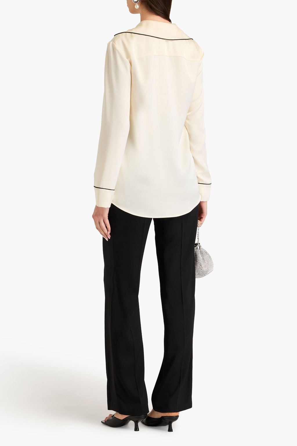 PHILOSOPHY DI LORENZO SERAFINI Blazer aus einer Hanf-Leinenmischung mit Fischgratmuster