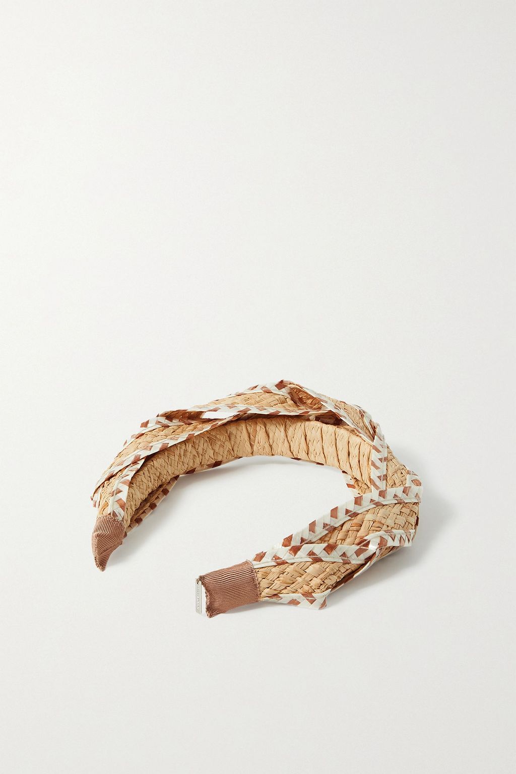 GIGI BURRIS MILLINERY 아바 브레이드 스트로 헤어밴드