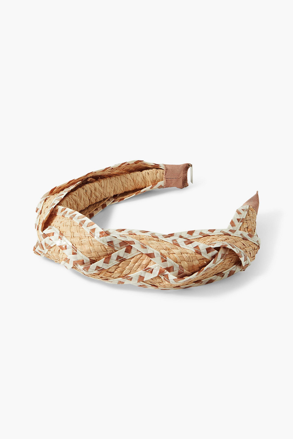 Ava braided straw headband