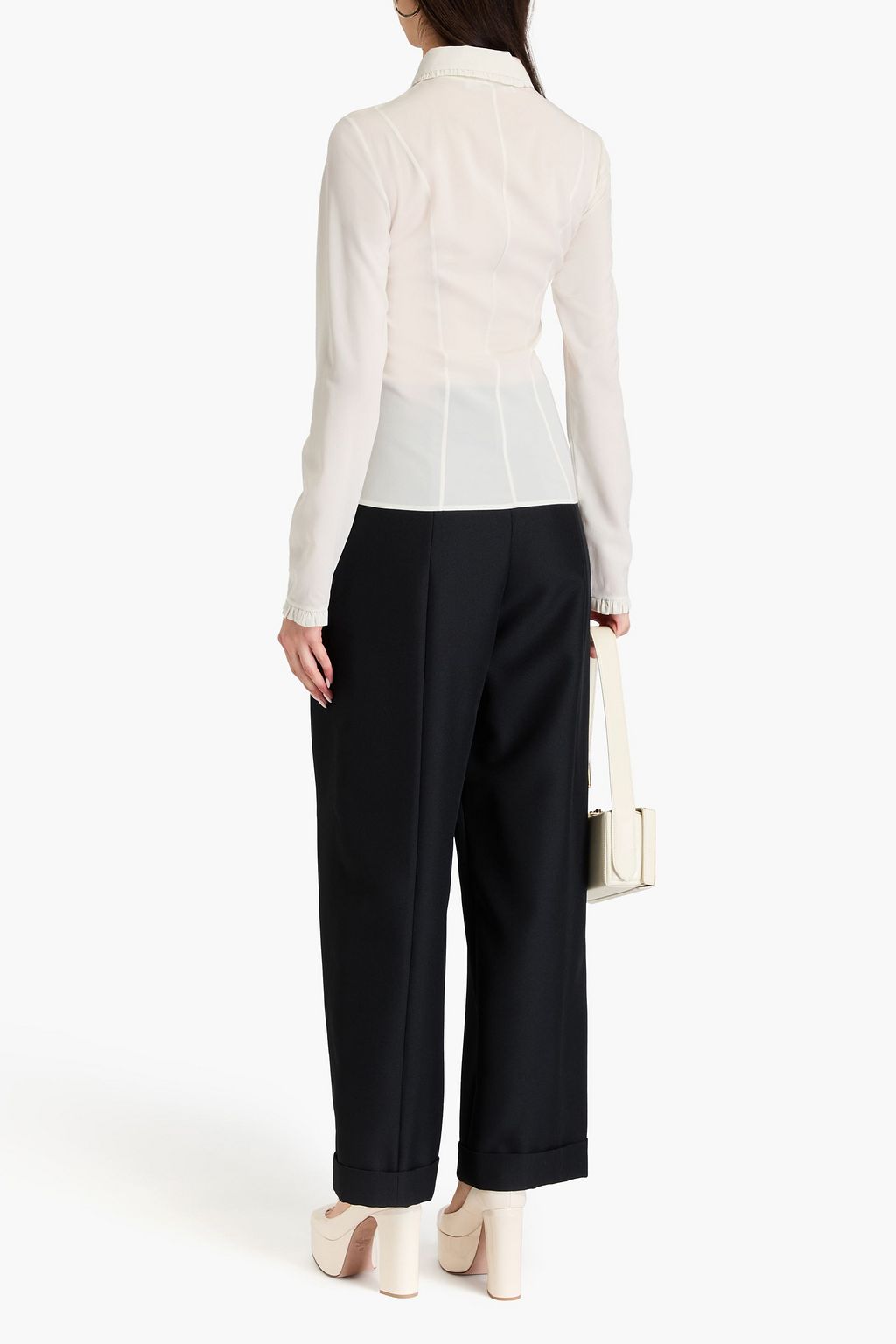 PHILOSOPHY DI LORENZO SERAFINI Georgette shirt
