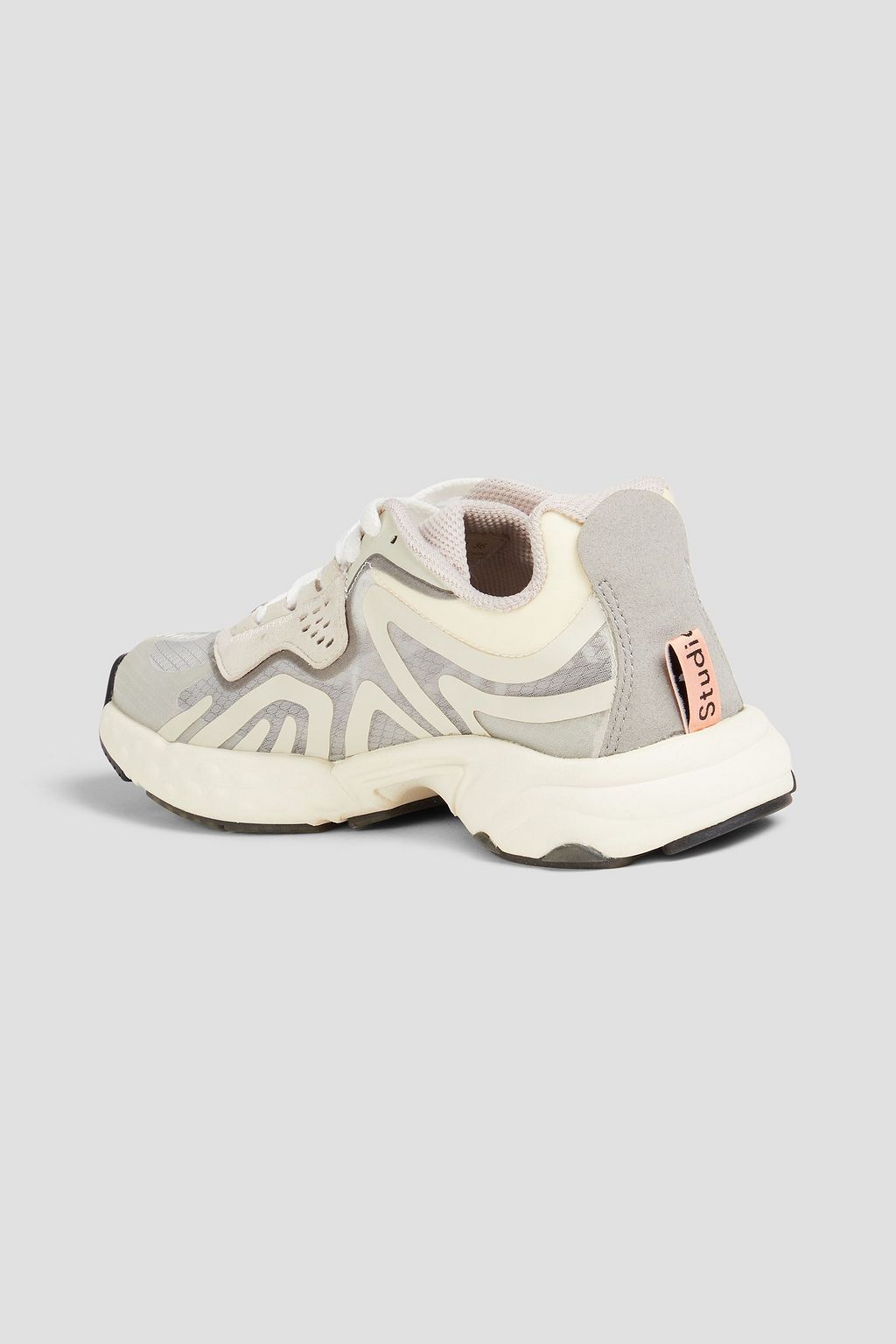 ACNE STUDIOS Ripstop, rubber and suede sneakers