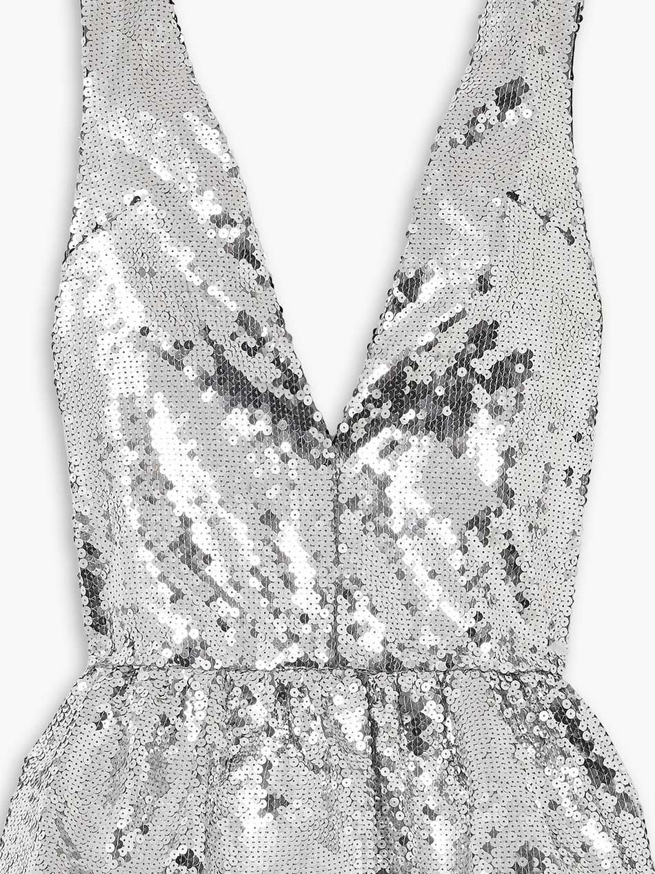 salina sequined tulle mini dress