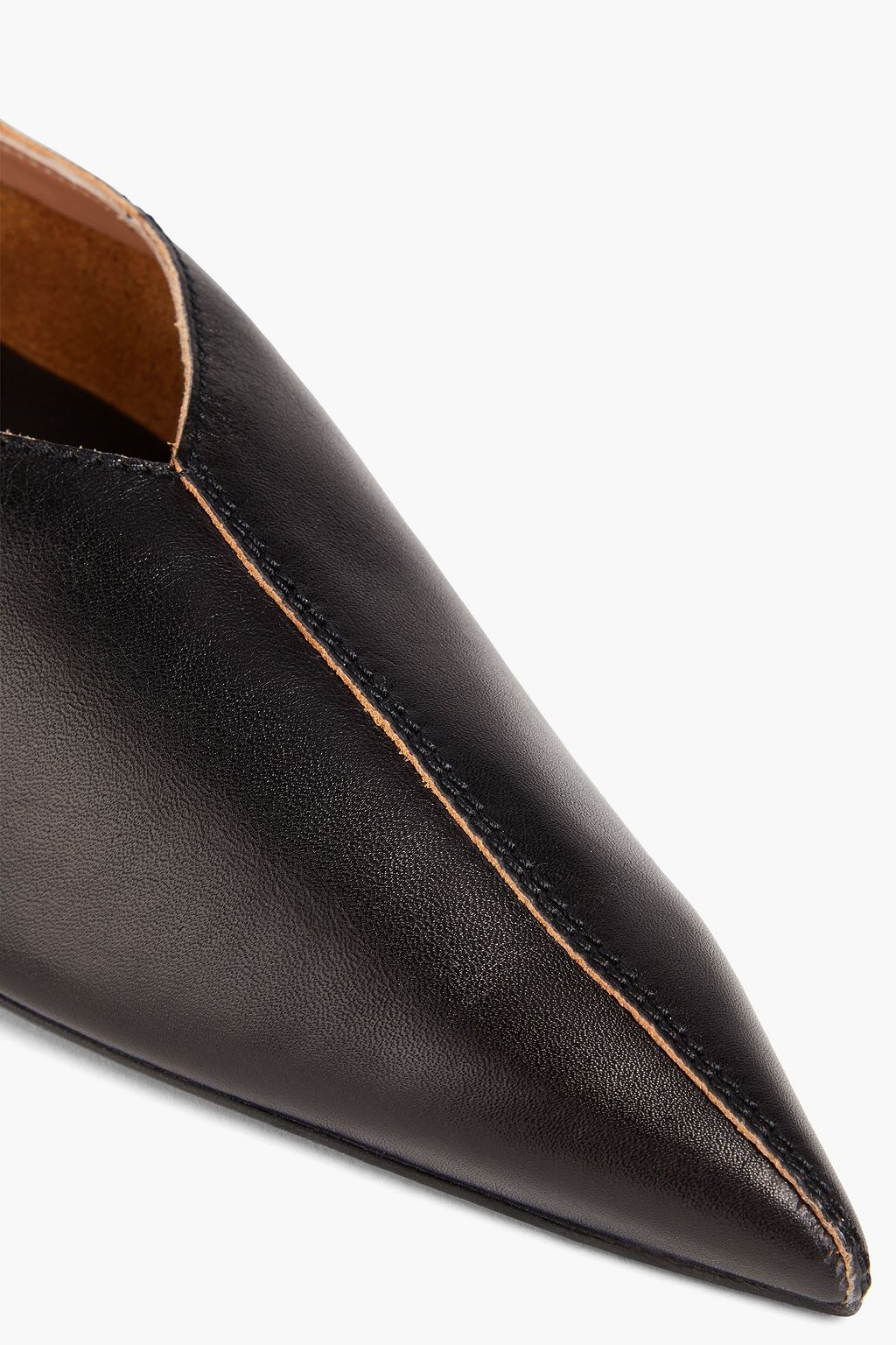 ACNE STUDIOS Leather point-toe flats