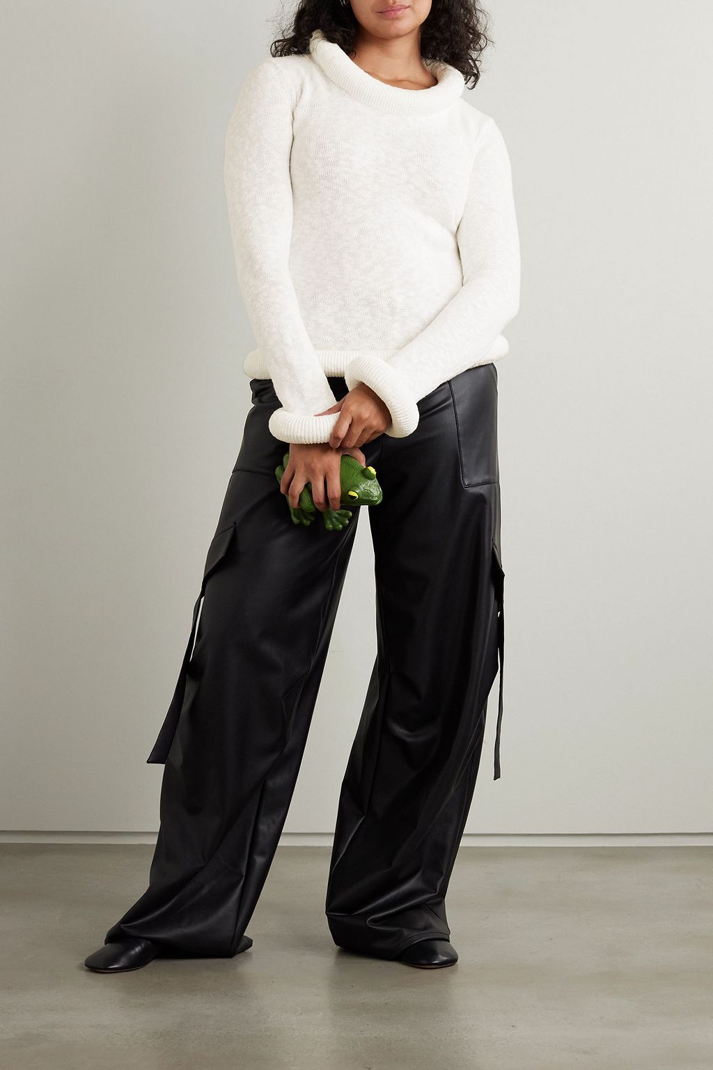 JW ANDERSON كنزة Bumper-Trim من القطن