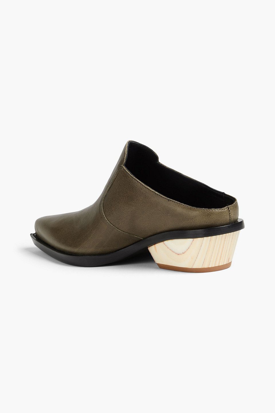  Acne Studios - Mules Aus Leder - Grün - Eu 37 